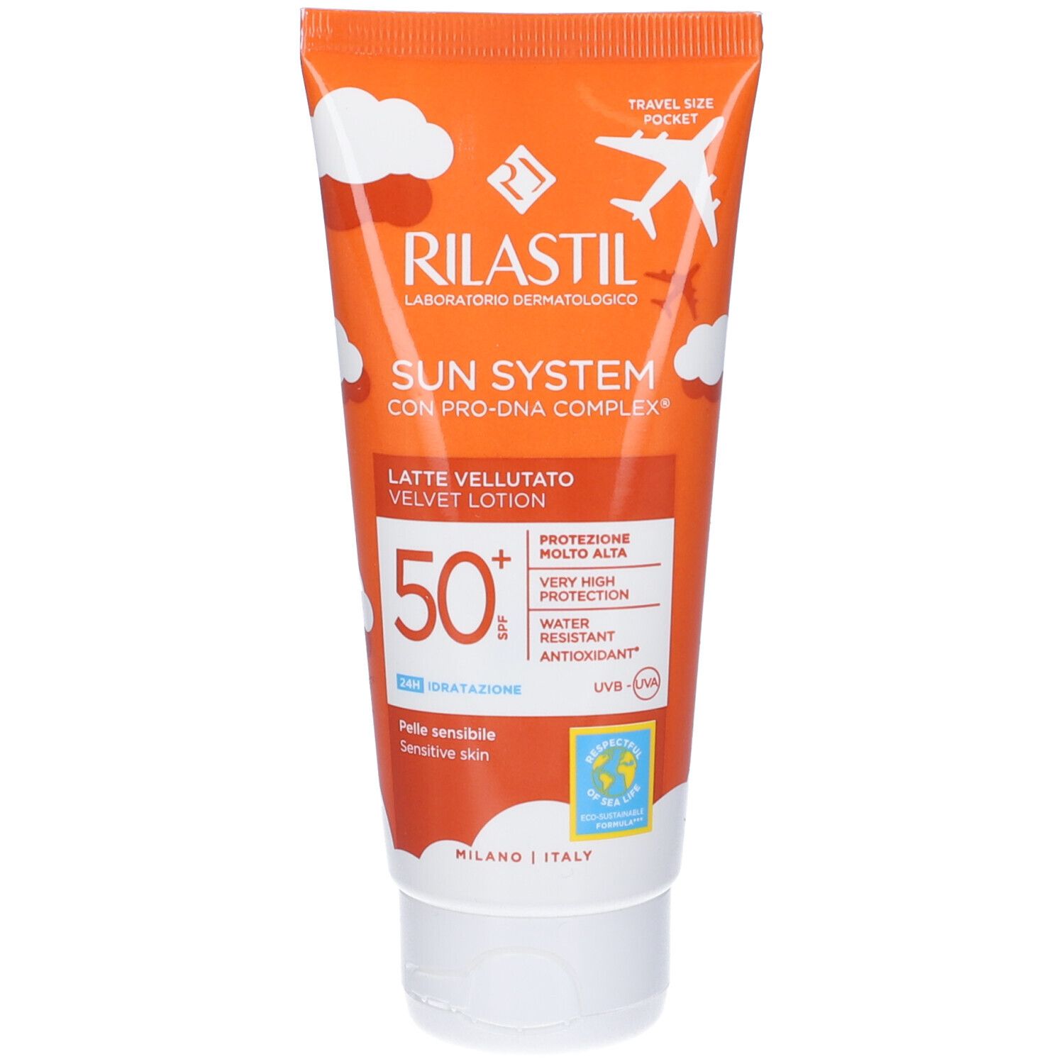 Istituto Ganassini Rilastil Sun Spf50+ Latte Velluto 100 Ml - Immagine 4