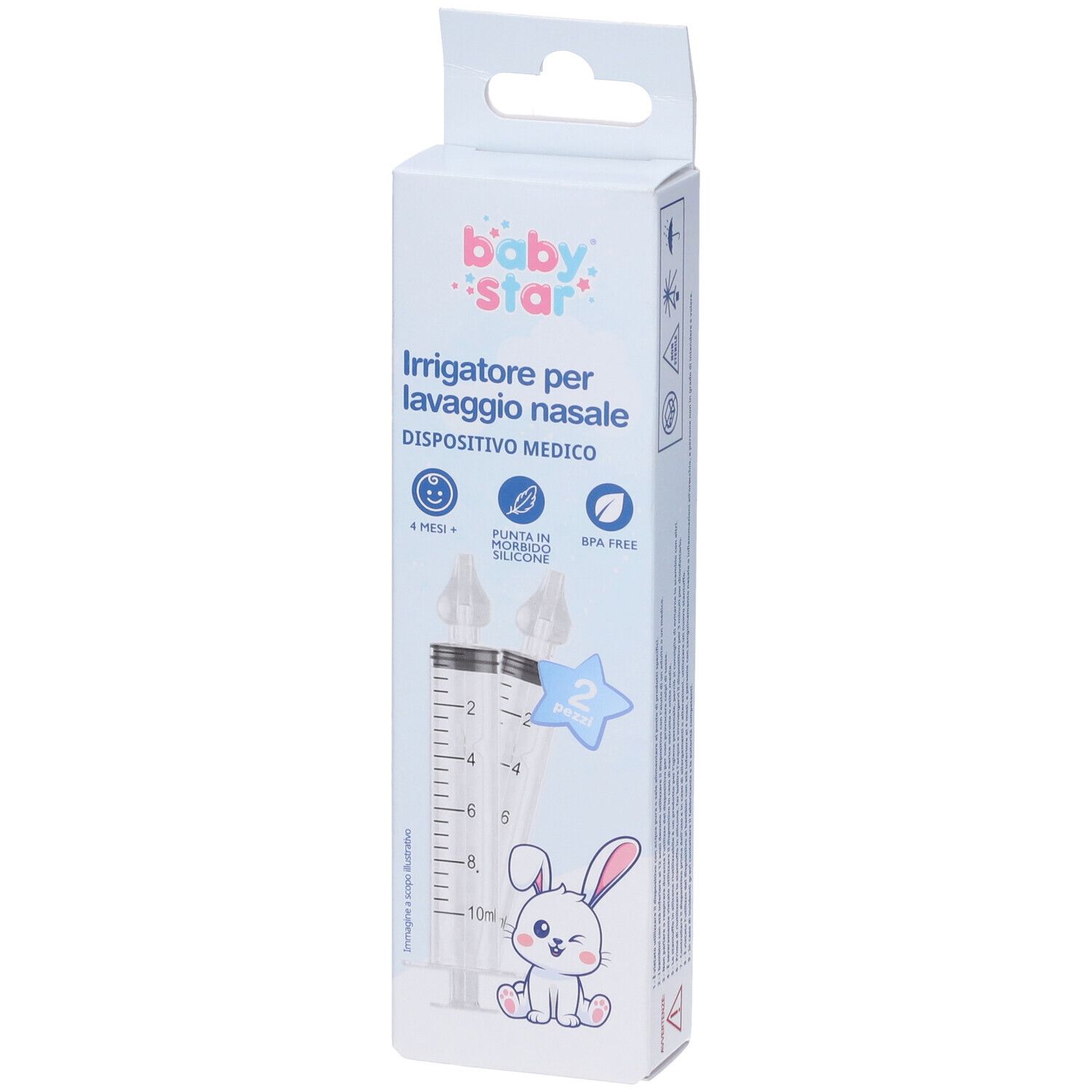 Irrigatore Lavaggio Nasale Baby Star 2 Pezzi