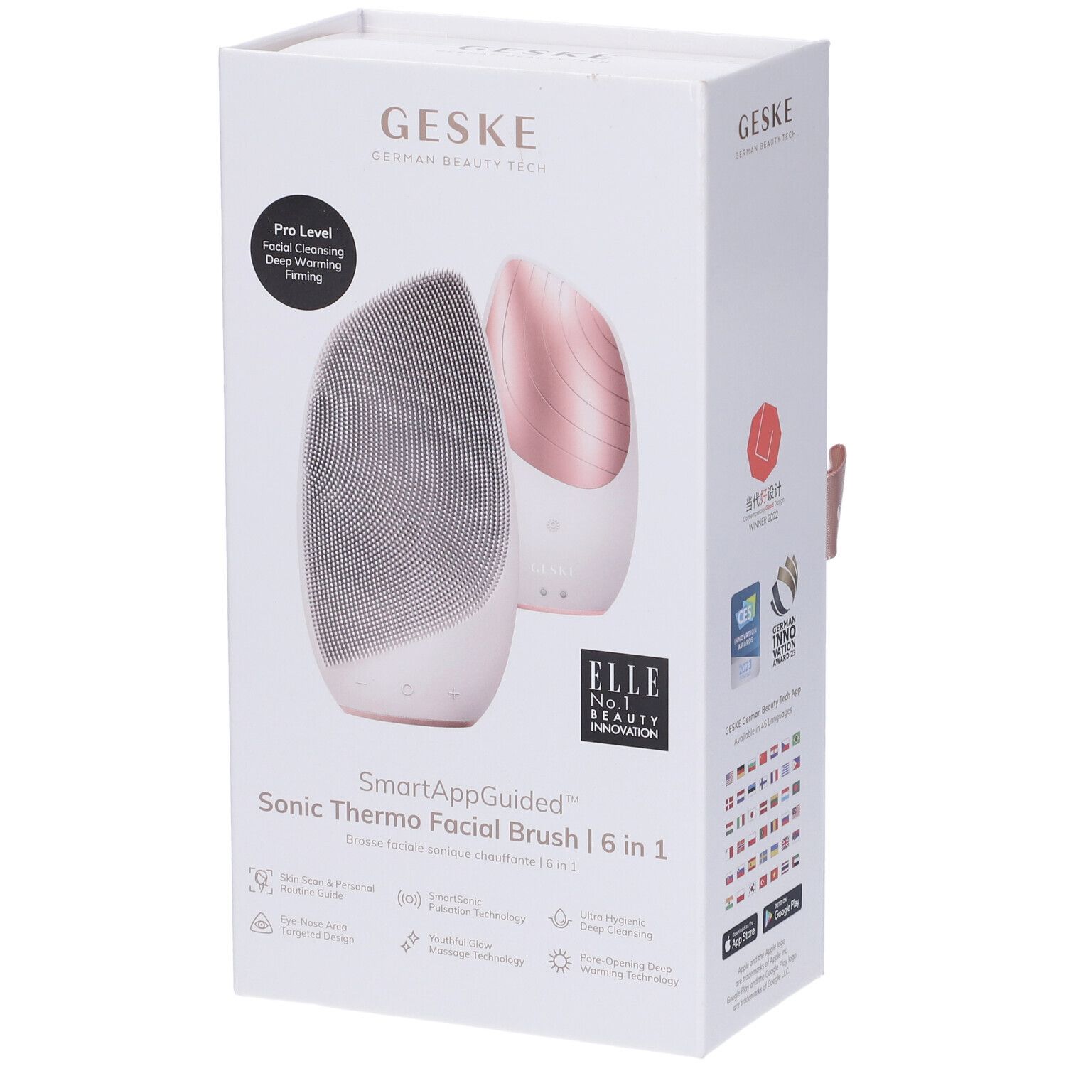 GESKE Sonic Thermo Facial Brush | 6 In 1 Starlight