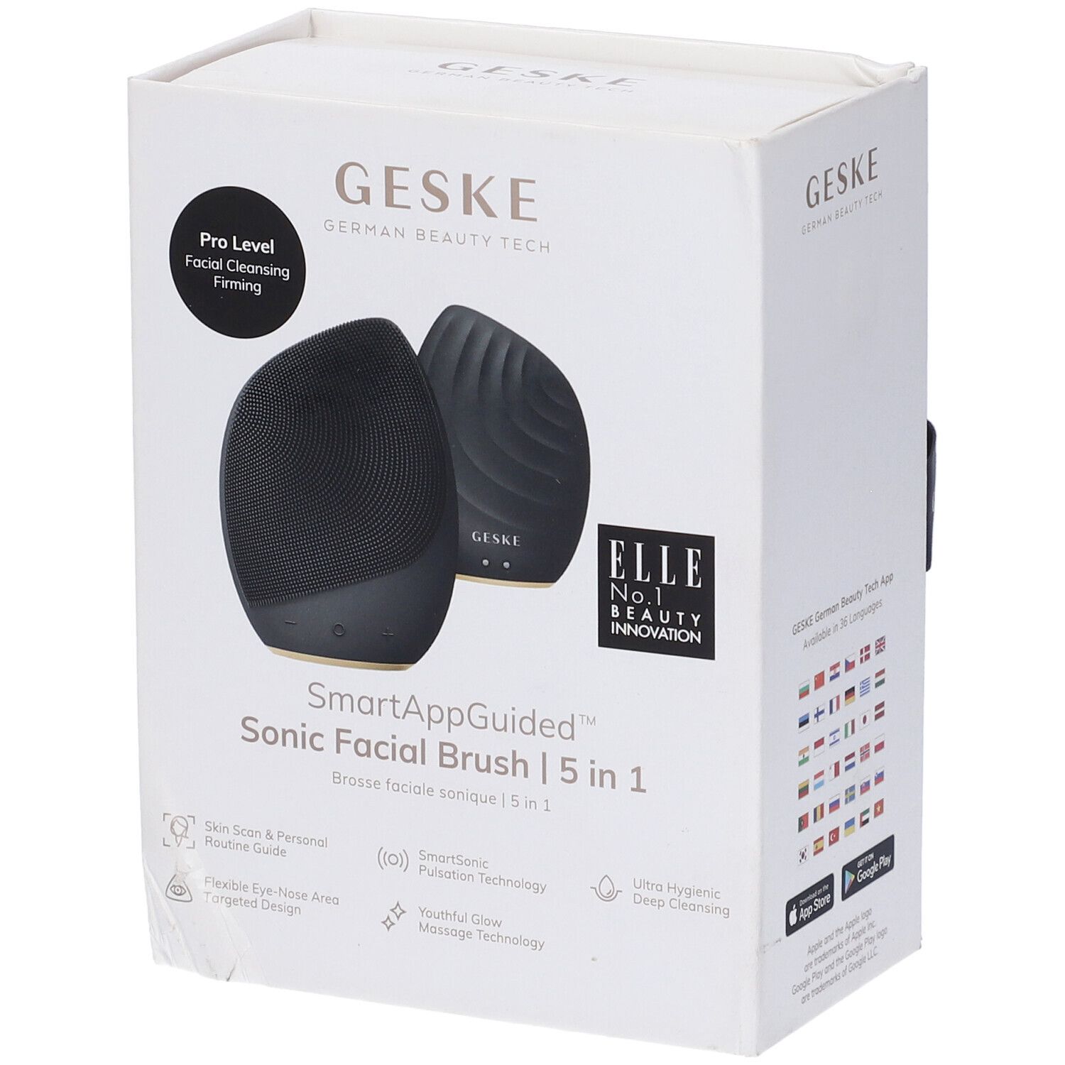 GESKE Sonic Facial Brush | 5 In 1 Grigio