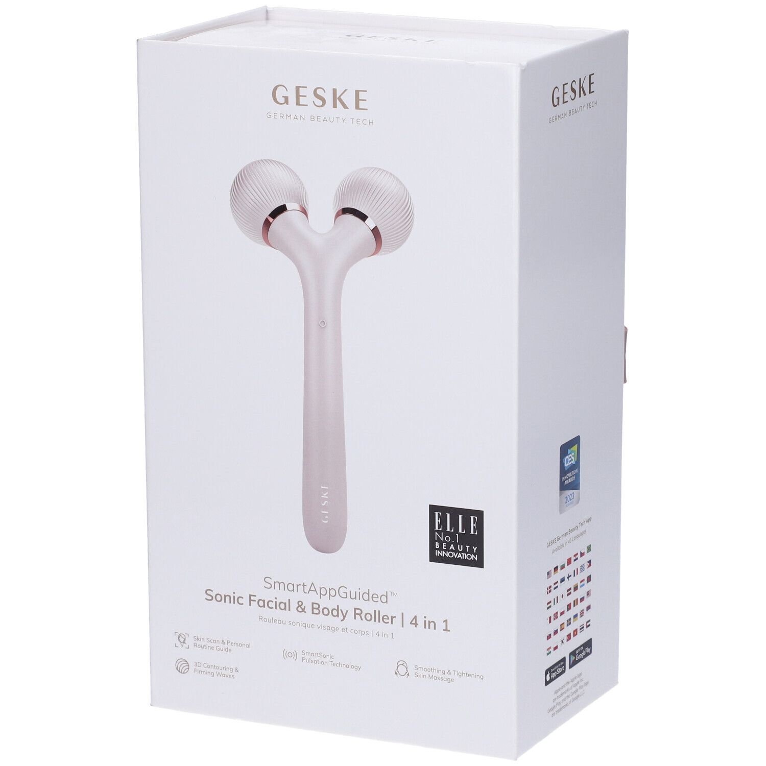 GESKE Sonic Facial & Body Roller | 4 In 1 Starlight