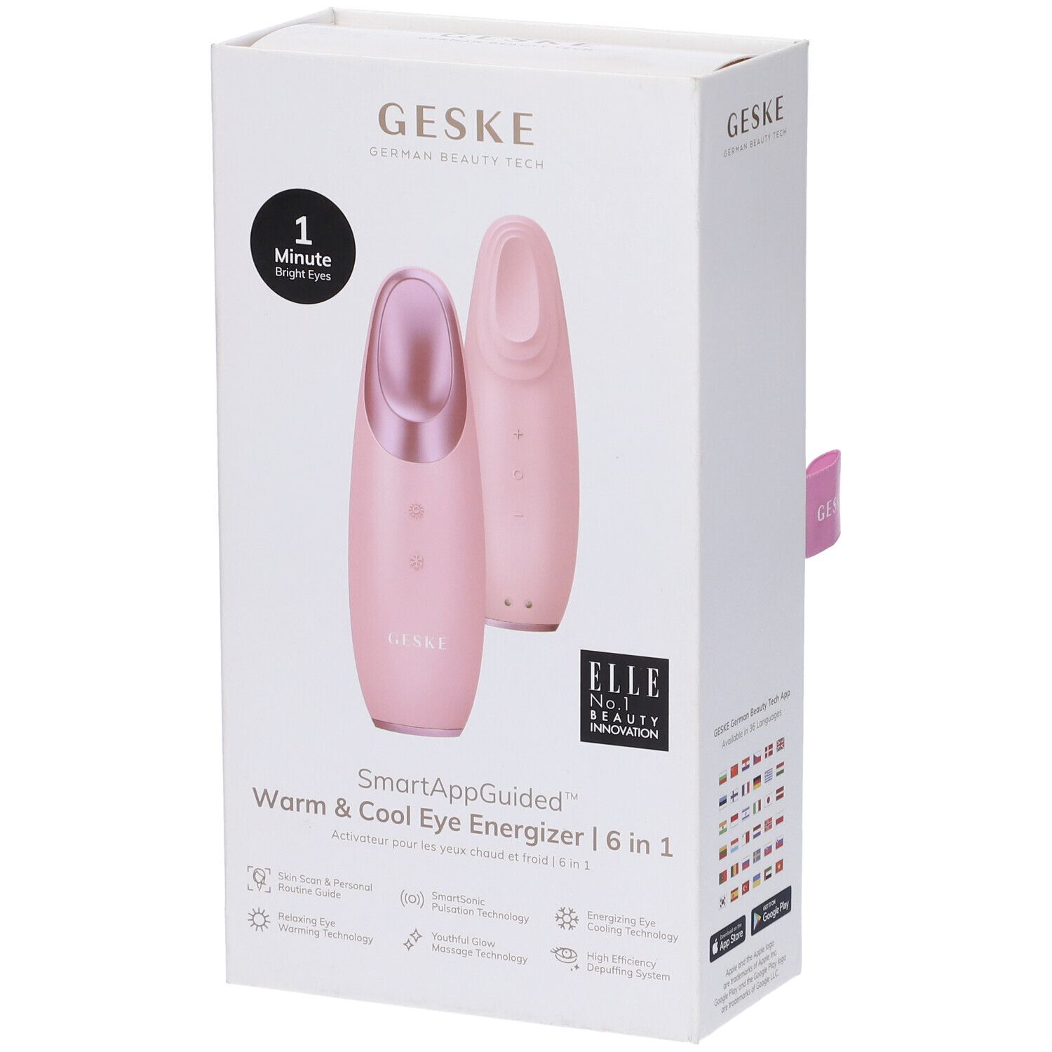 GESKE Warm & Cool Eye Energizer | 6 In 1 Rosa