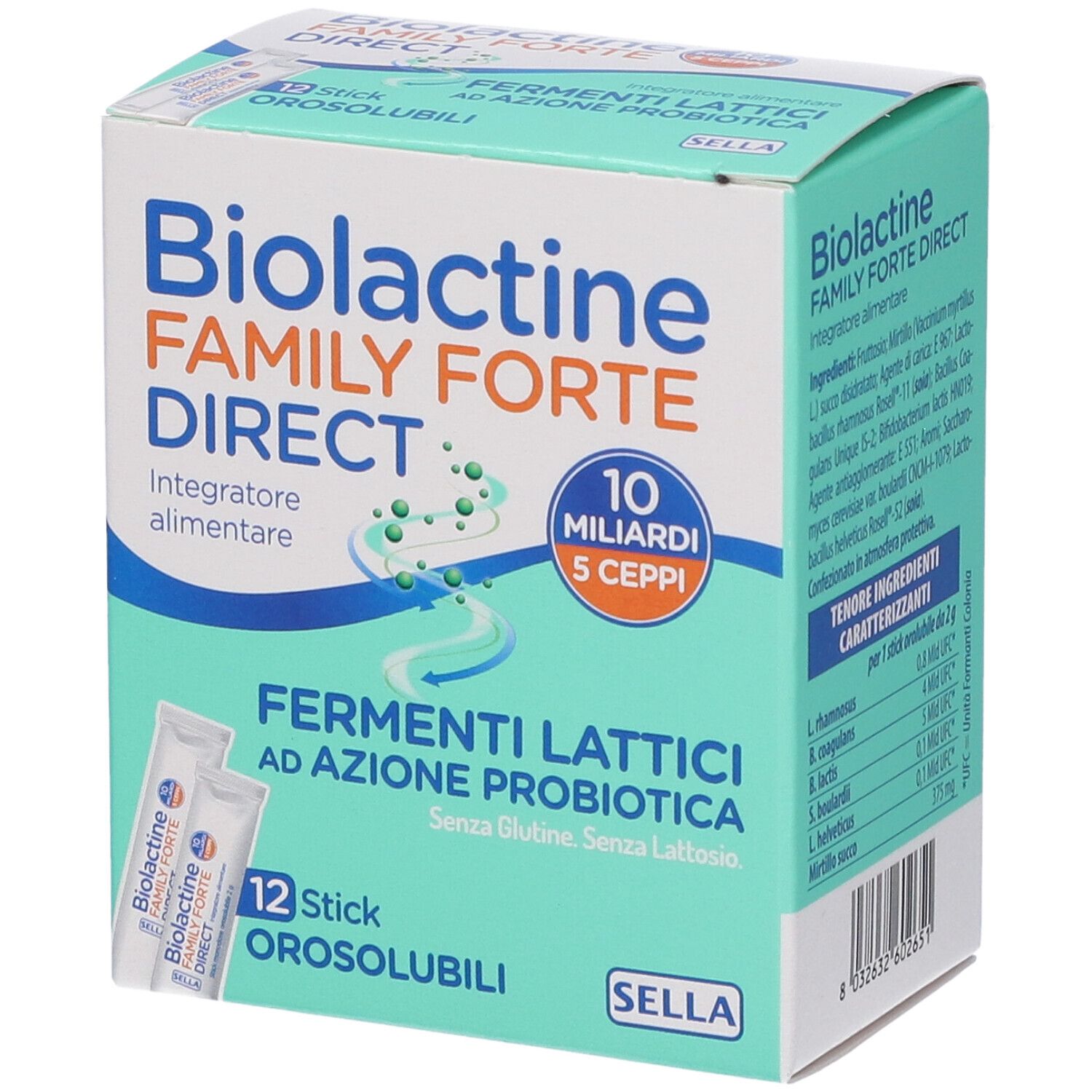 Biolactine Family Forte Direct Stick Orosolubili