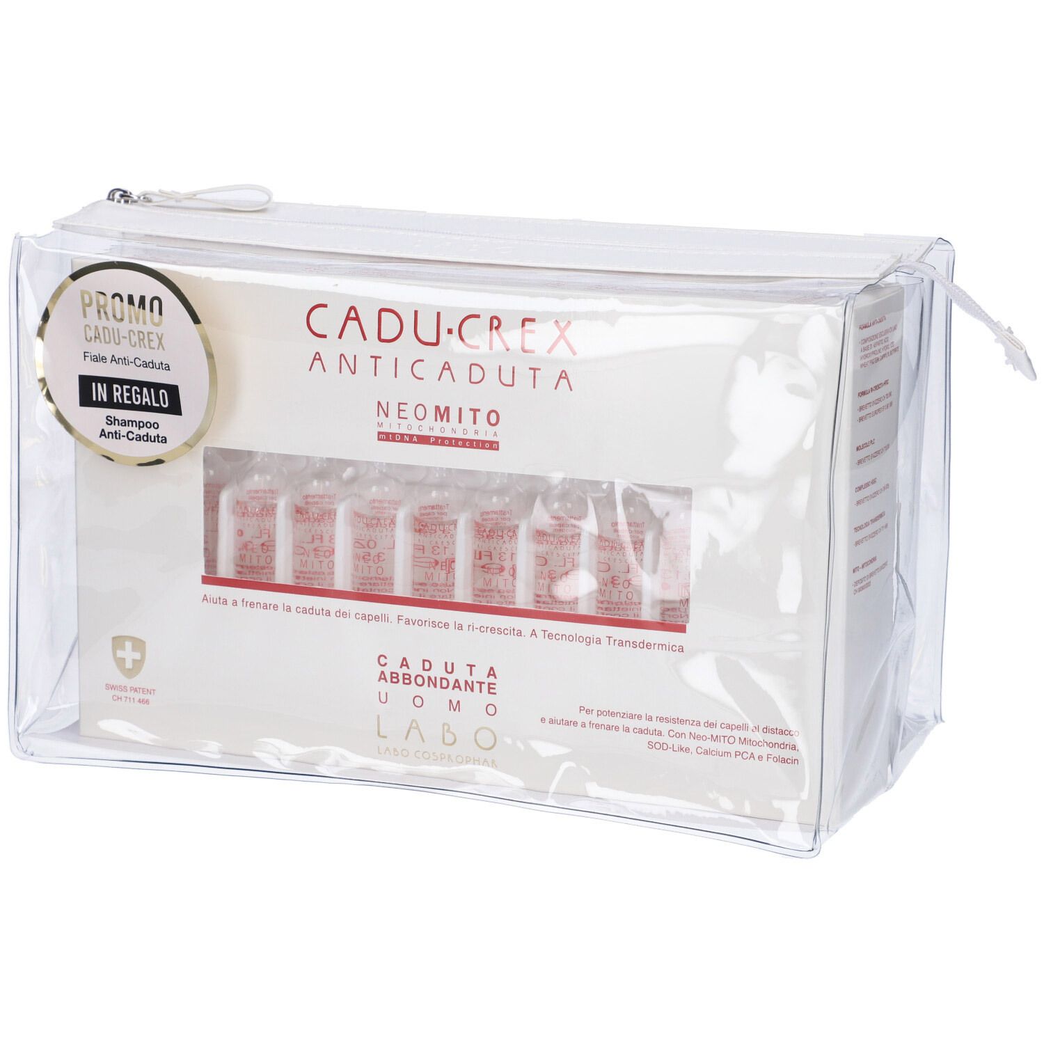 Promo Cadu-Crex Neo Mito Caduta Abbondante Uomo 20 Fiale Da 3,5 Ml+ Omaggio Shampoo 150 Ml - risparmia il 20% con il codice: SWISSE20