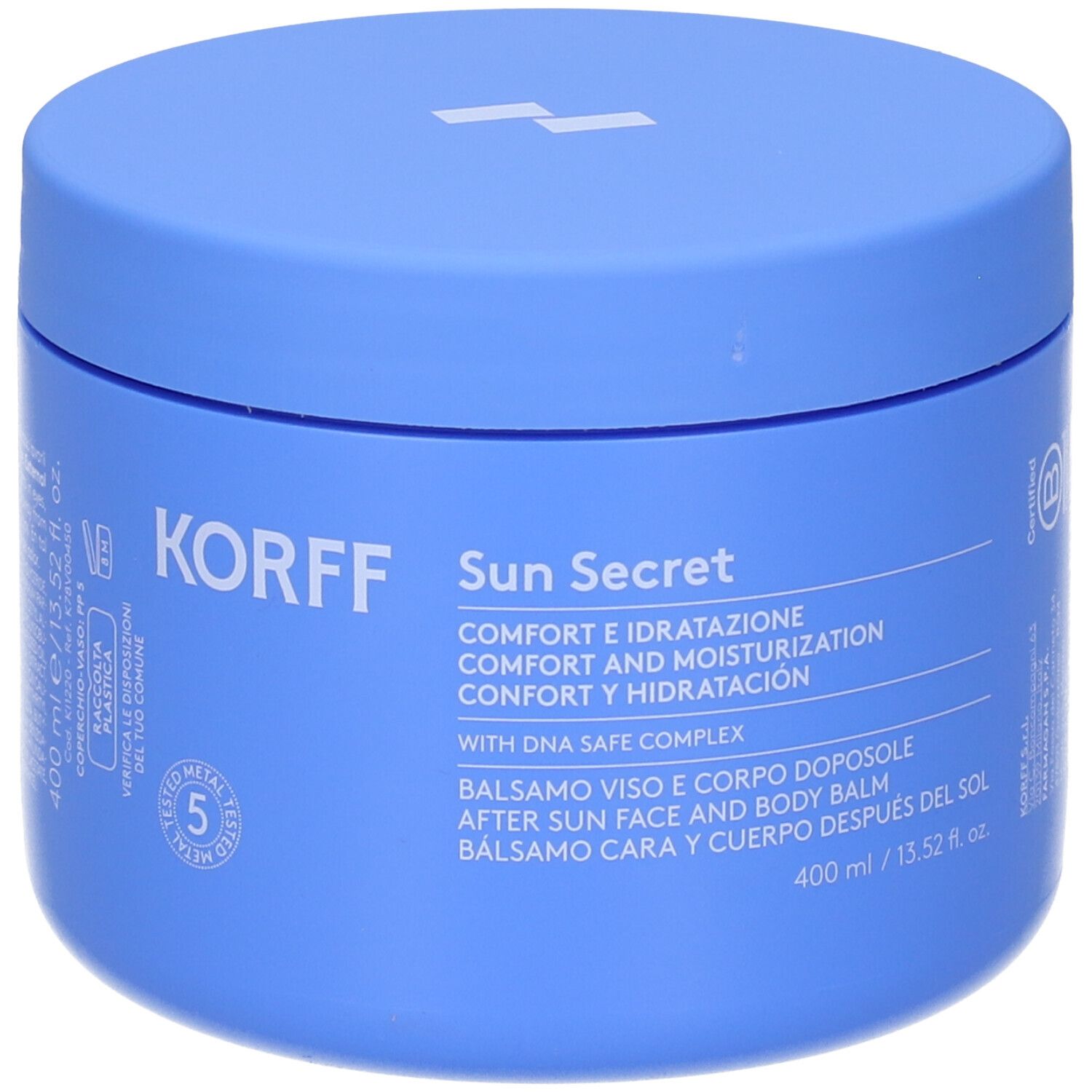 Korff Sun Secret Balsamo Doposole Idratante Lenitivo