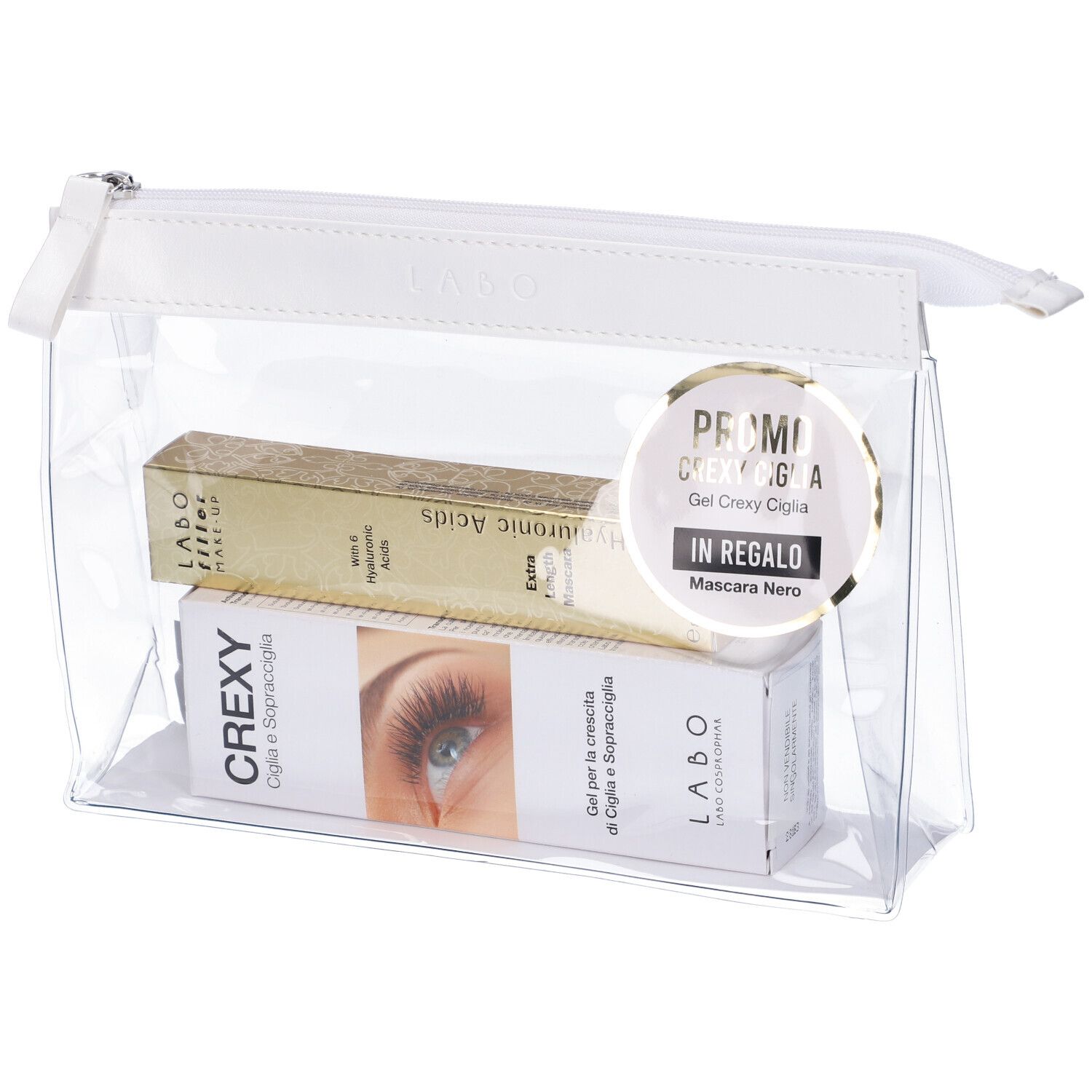 Labo Crexy Ciglia Gel + Omaggio Mascara Nero - risparmia il 20% con il codice: SWISSE20