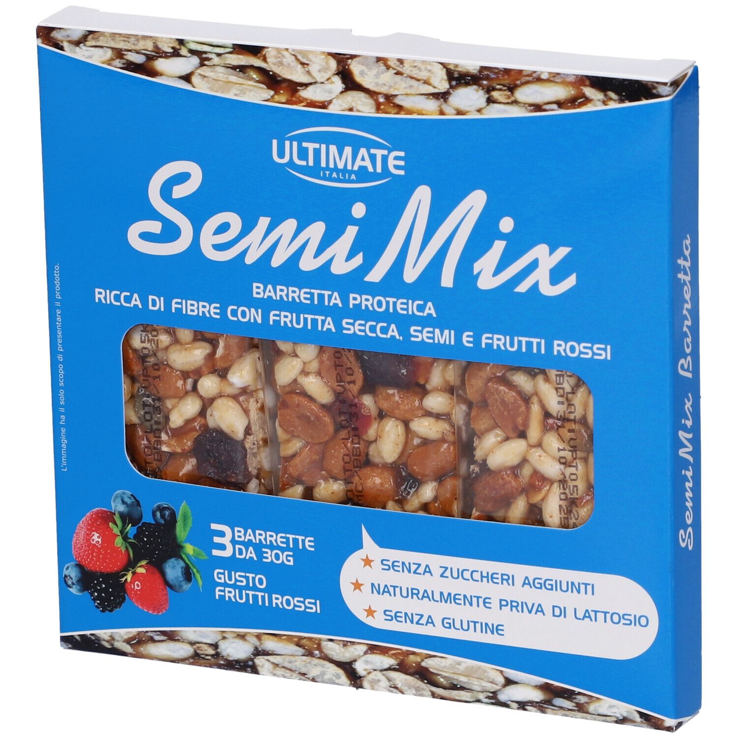 Ultimate Barretta Semimix Frutti Rossi 3 Pezzi Da 30 G - risparmia il 10% con il codice: TOP10