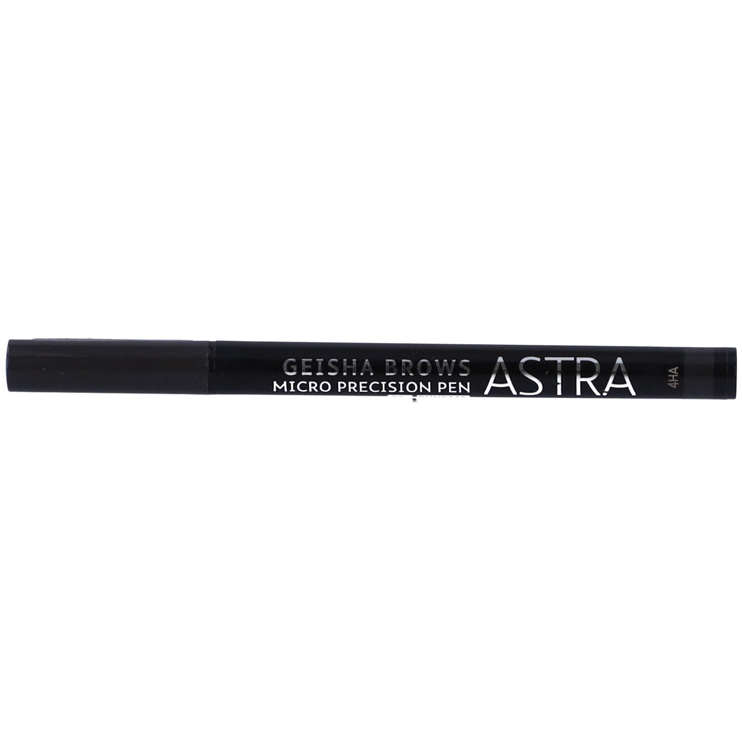Matita per sopracciglia nera. Scritta: Geisha Brows, Micro Precision Pen, ASTRA.