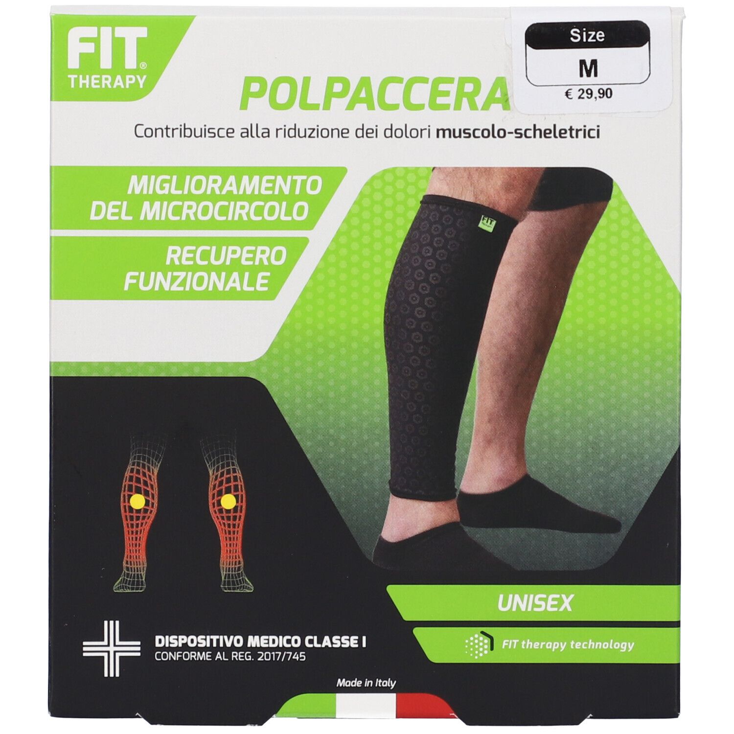 Fit Therapy Polpaccera Colore Nero Taglia M