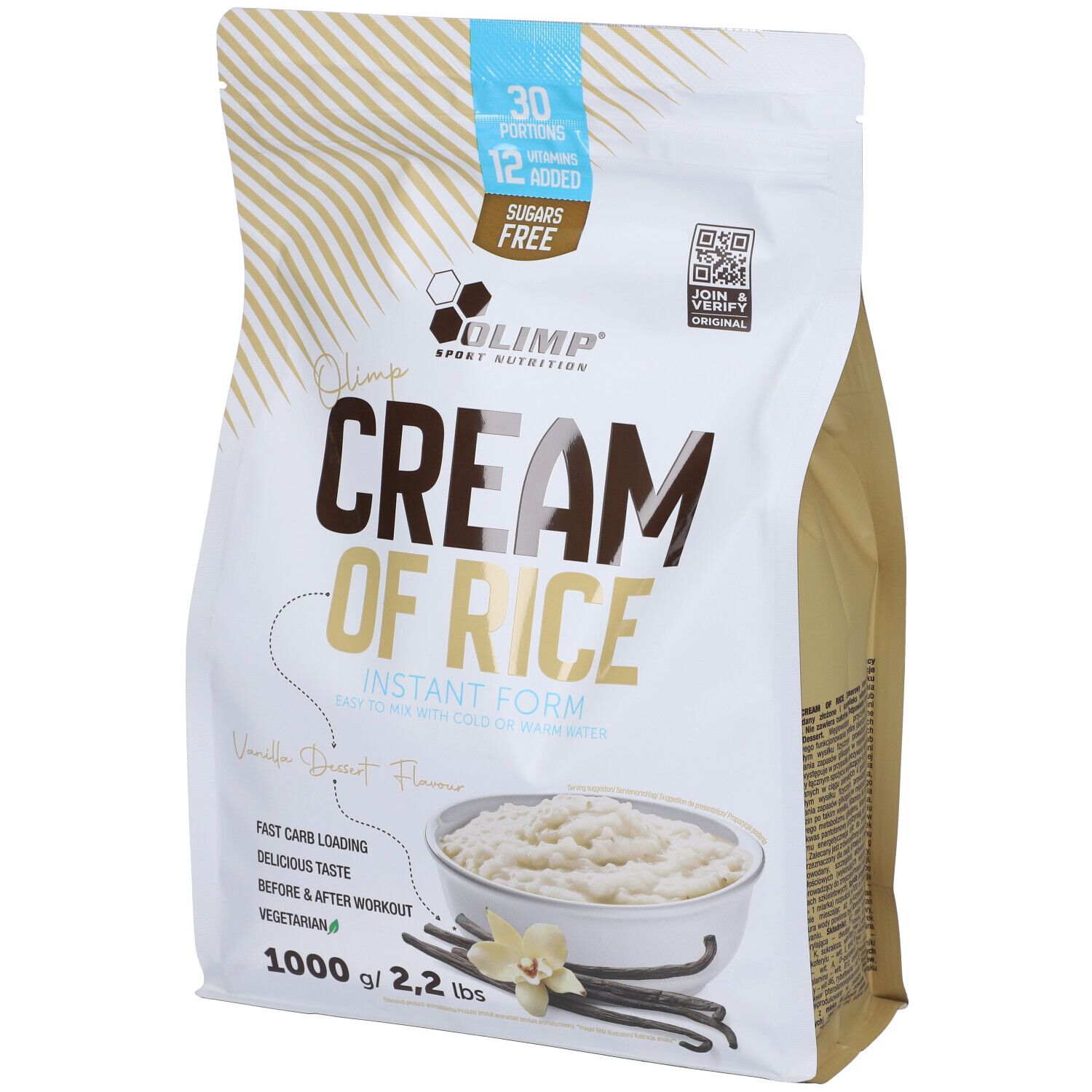 Cream OF Rice Vaniglia 1KG 1000 g Pulver