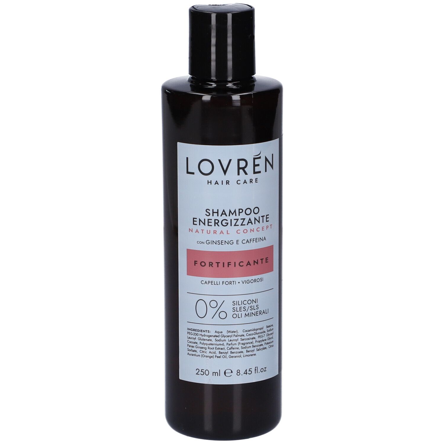 Lovren Shampoo Energizzante Fortificante Capelli Deboli Natural Concept 250Ml - Immagine 4