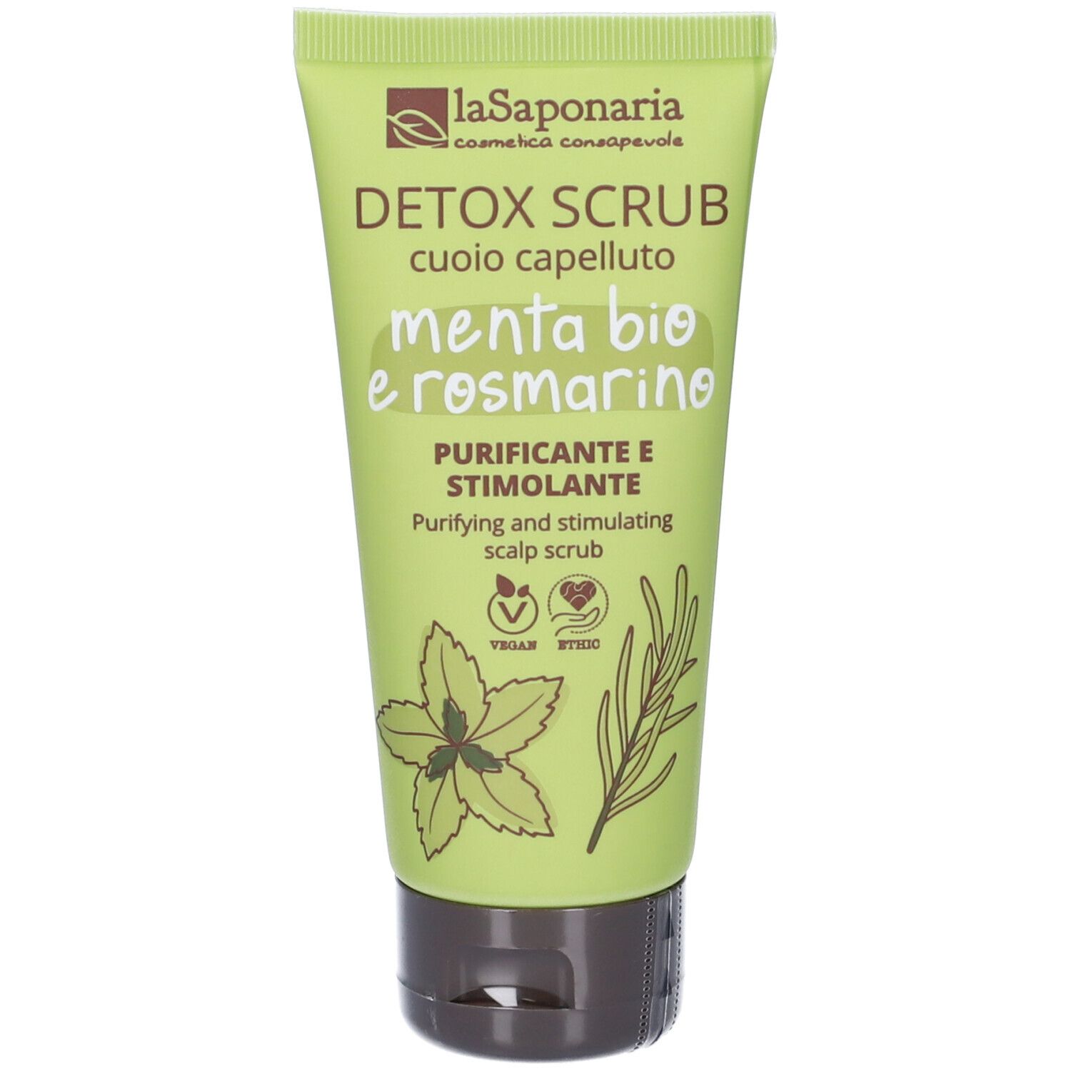 Scrub cuoio capelluto Detox Rosmarino- Risparmia il 10% con il codice: saponaria0926