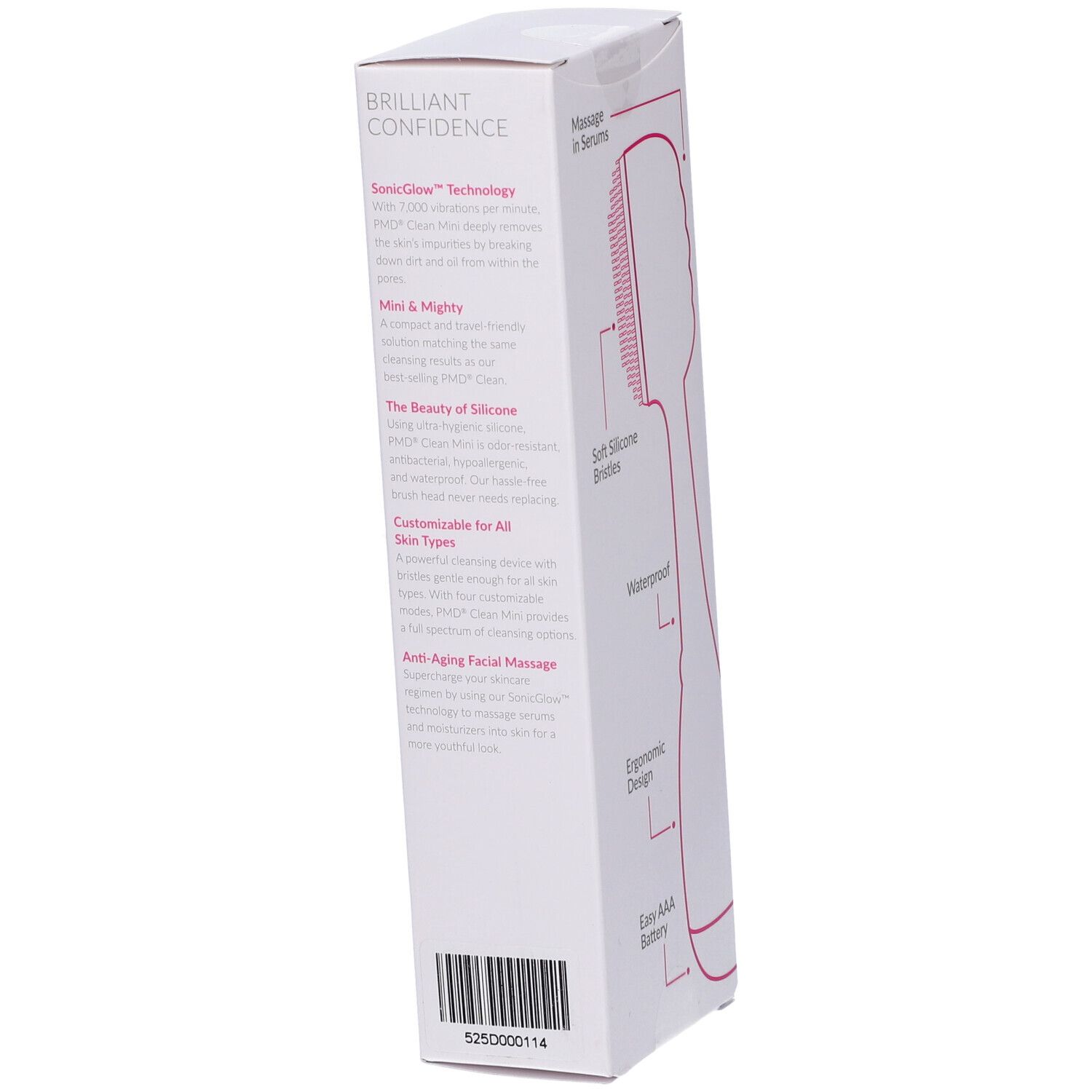 PMD Clean Mini Dispositivo Sonico Colore Pink