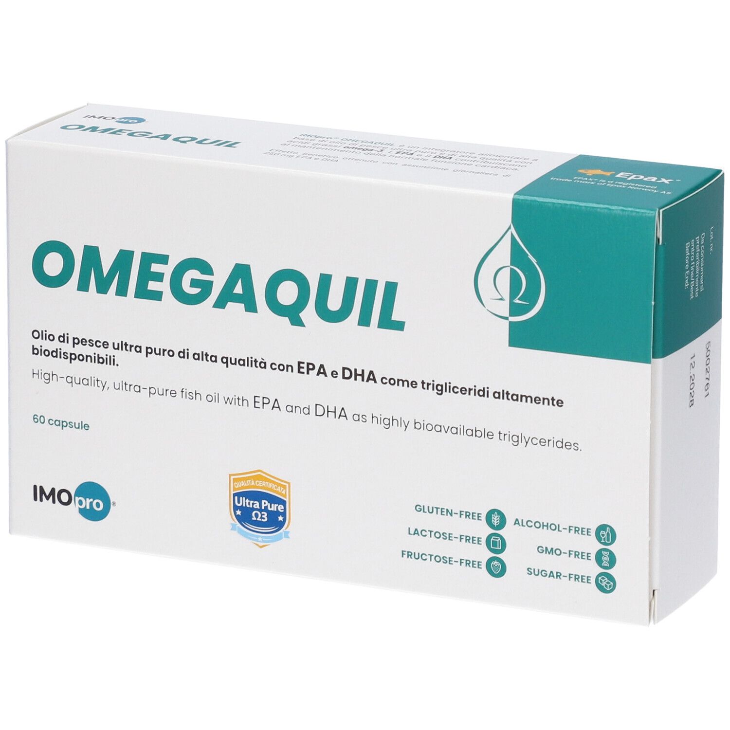 Imopro Omegaquil 60 Capsule - Integratore per la funzione cardiaca - Immagine 8