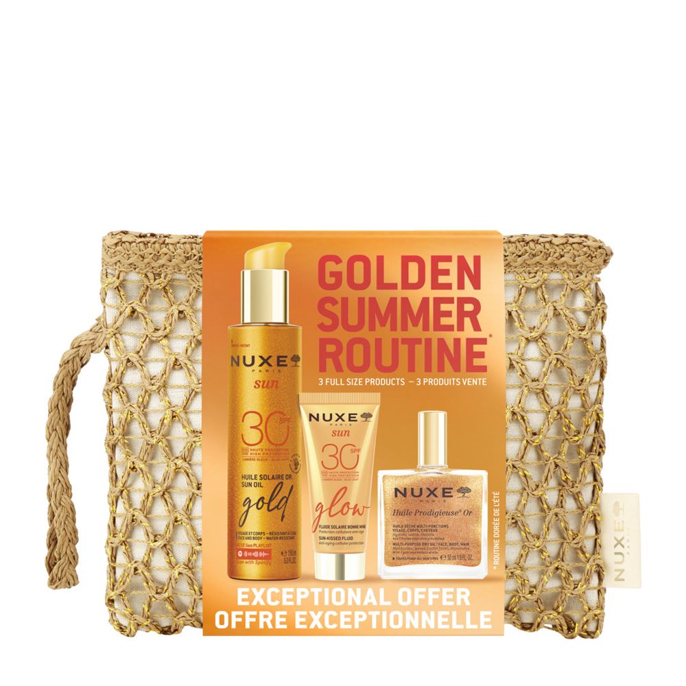 Nuxe Donna Crema/Dorata Solare, Set "Routine Estiva Dorata" (Spf 30, 240 Ml) - Immagine 4