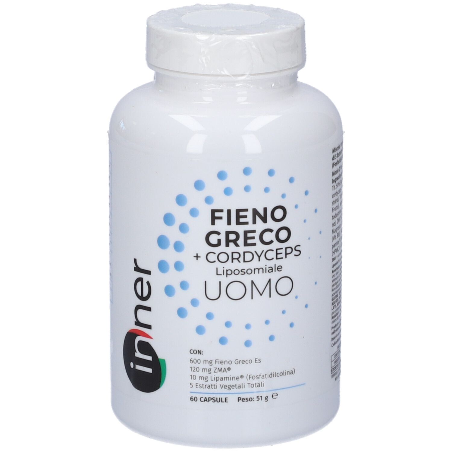 Inner Fieno Greco + Cordyceps Liposomiale Uomo Capsule