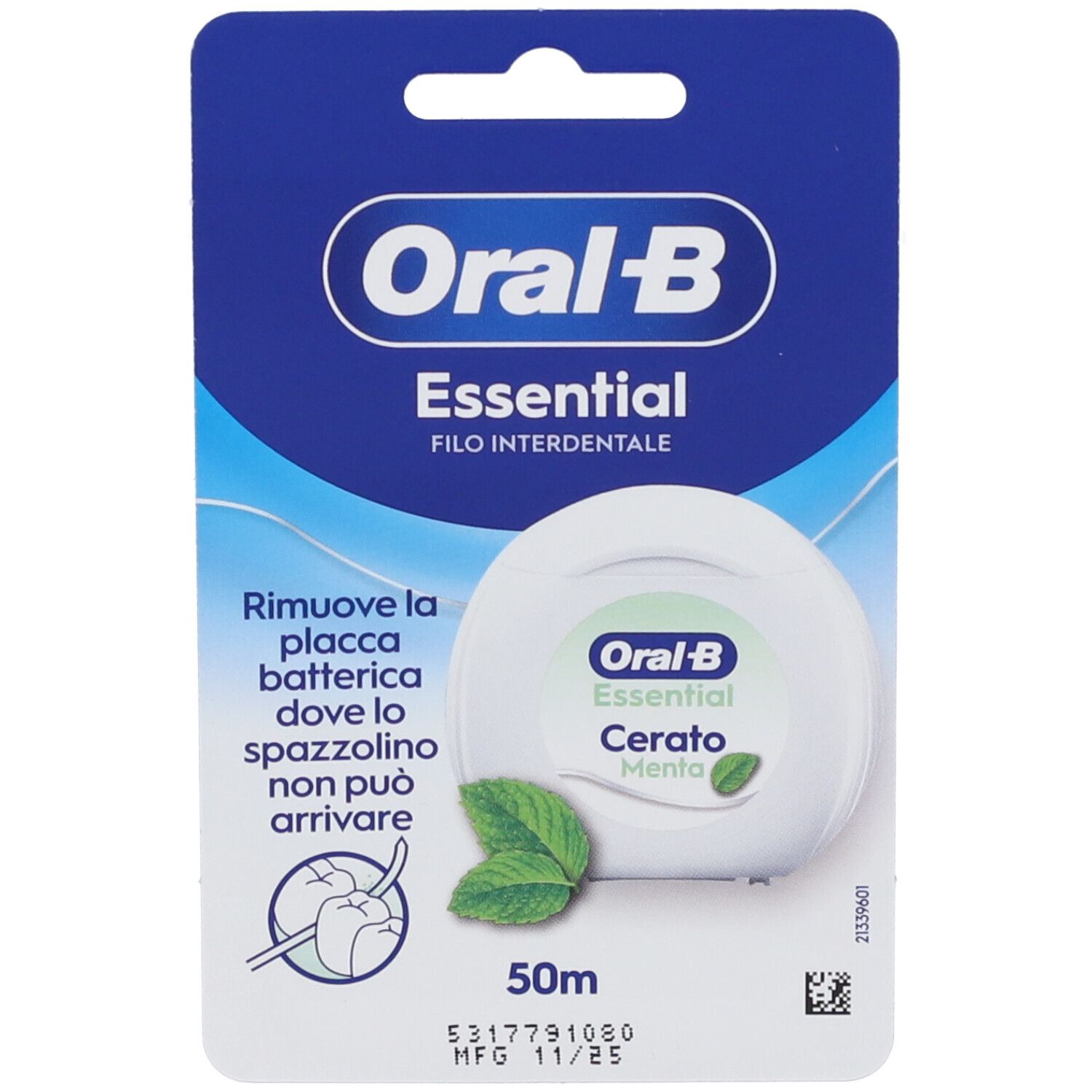 Oralb MAN Filo Interd Cera MEN 1 St Zahnseide
