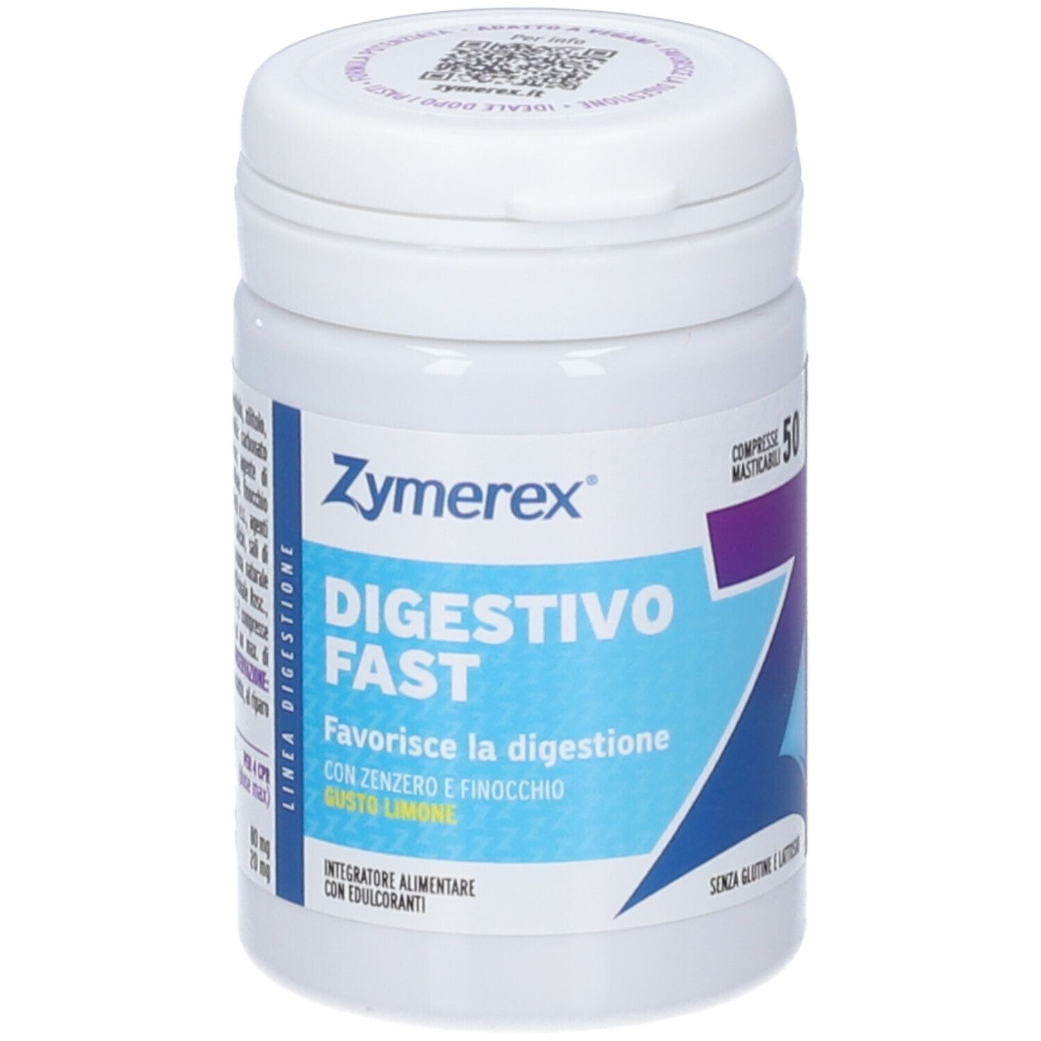 Zymerex Digestivo Fast Compresse Masticabili Gusto Limone