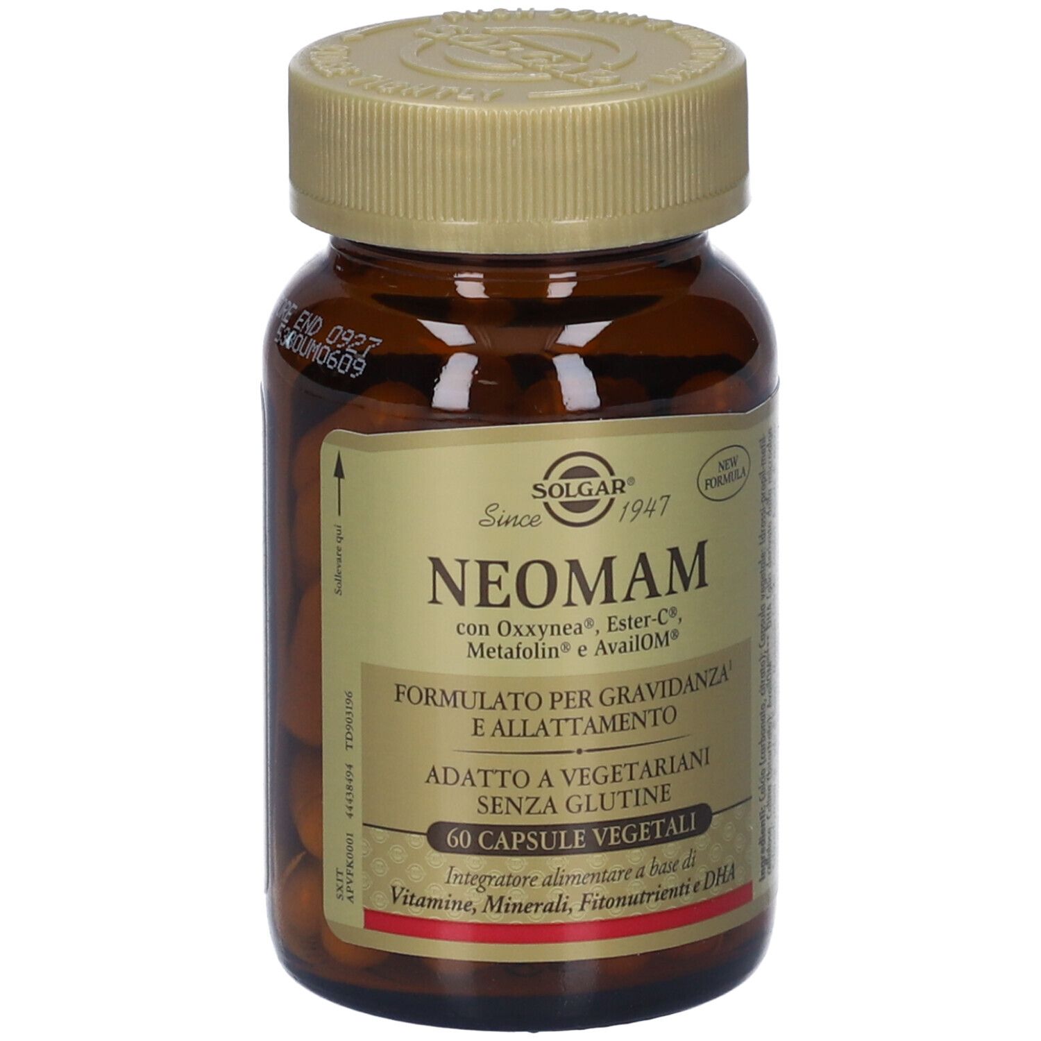 Solgar Neomam Integratore Gravidanza E Allattamento 60 Capsule Vegetali - Immagine 3