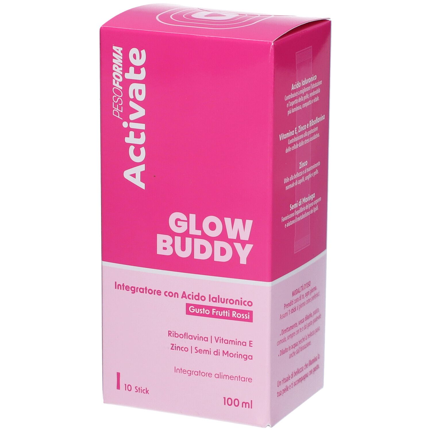 Pesoforma Activate Glow Buddy Acido Ialuronico Stick