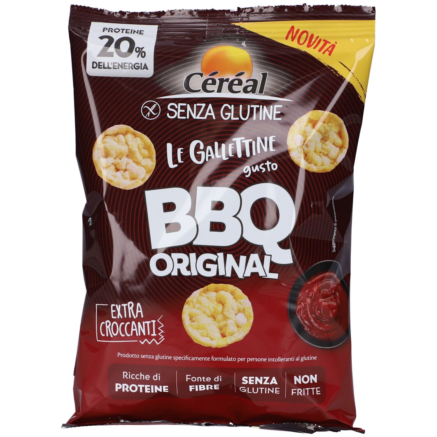 Pdmtobemaintained Cereal Gallettine Bbq 60 G Snack