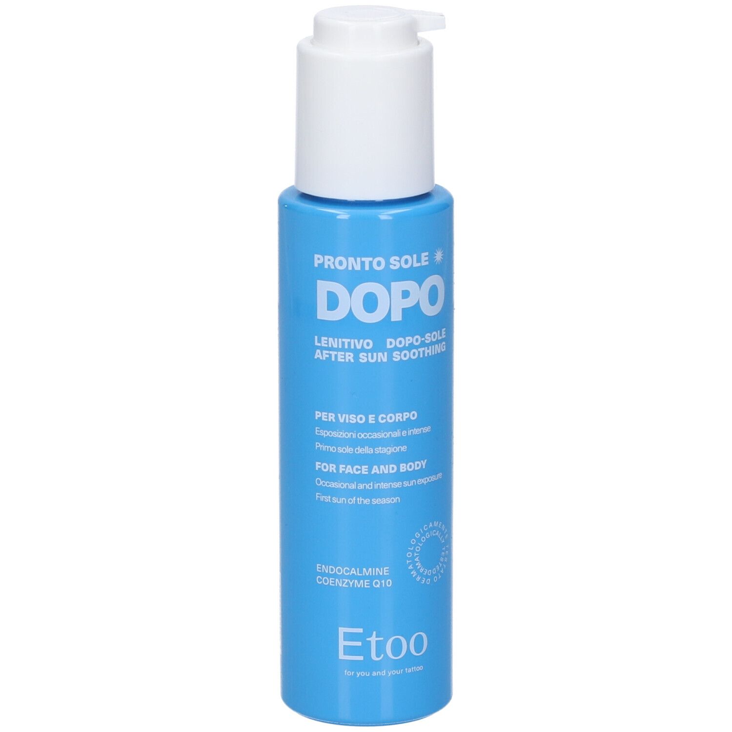 Etoo Pronto Sole Dopo Crema Doposole Per Esposizioni Intense E Impreviste