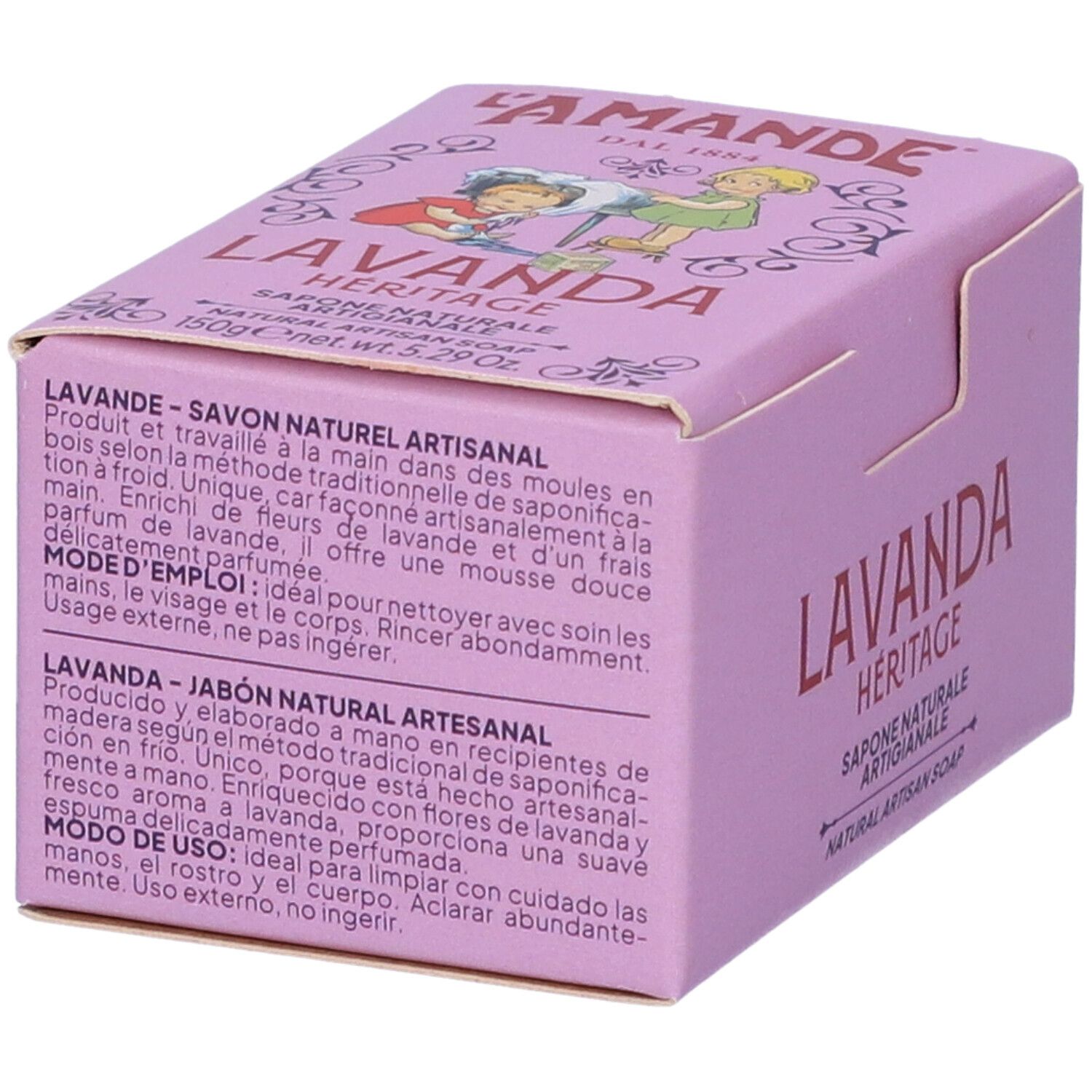 L'amande Sapone Naturale Artigianale Lavanda-image