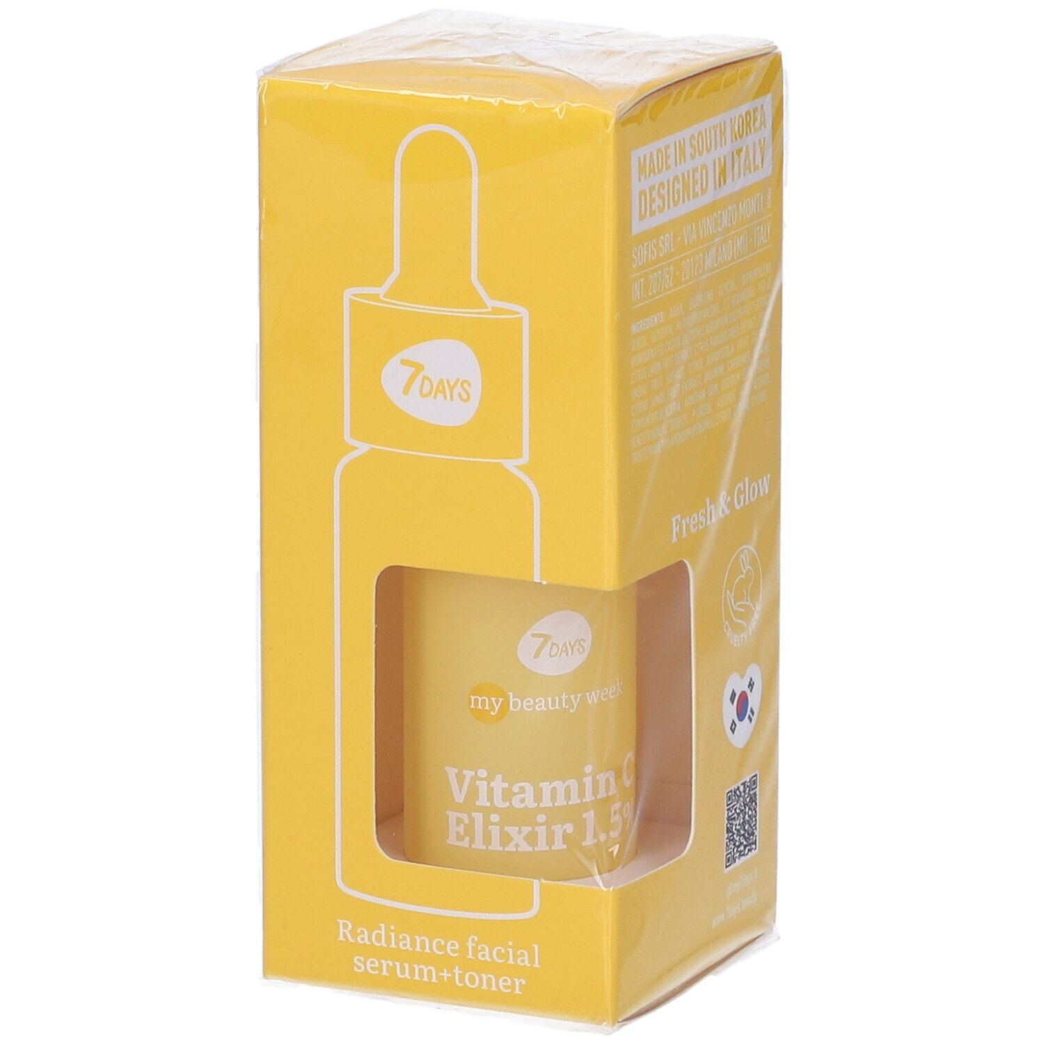 7Days My Beauty Week Vitamin C Elixir 1,5% Radiance Facial Serum + Toner