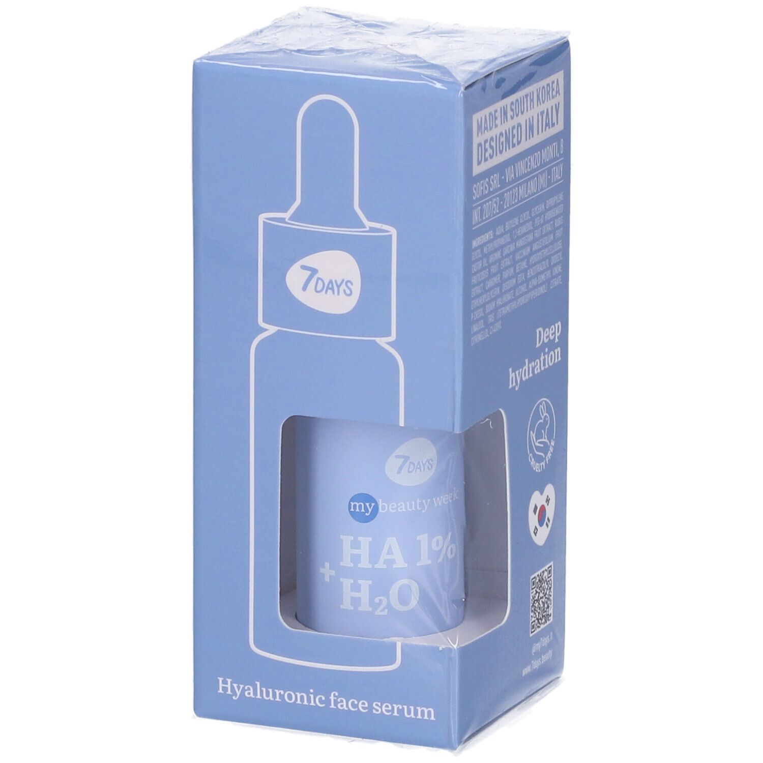 7Days My Beauty Week Ha 1% + H2O Hyaluronic Face Serum