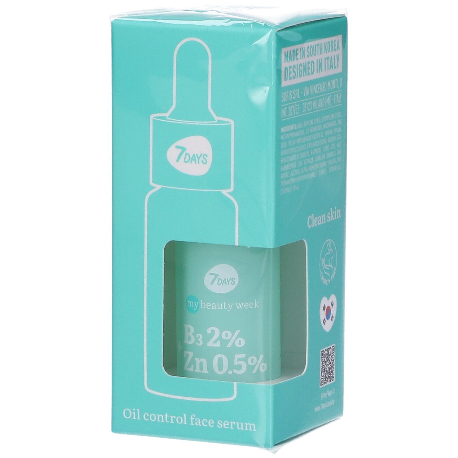 Elettiva Srl 7Days Siero Seboregolatore B3 20Ml - Immagine 2