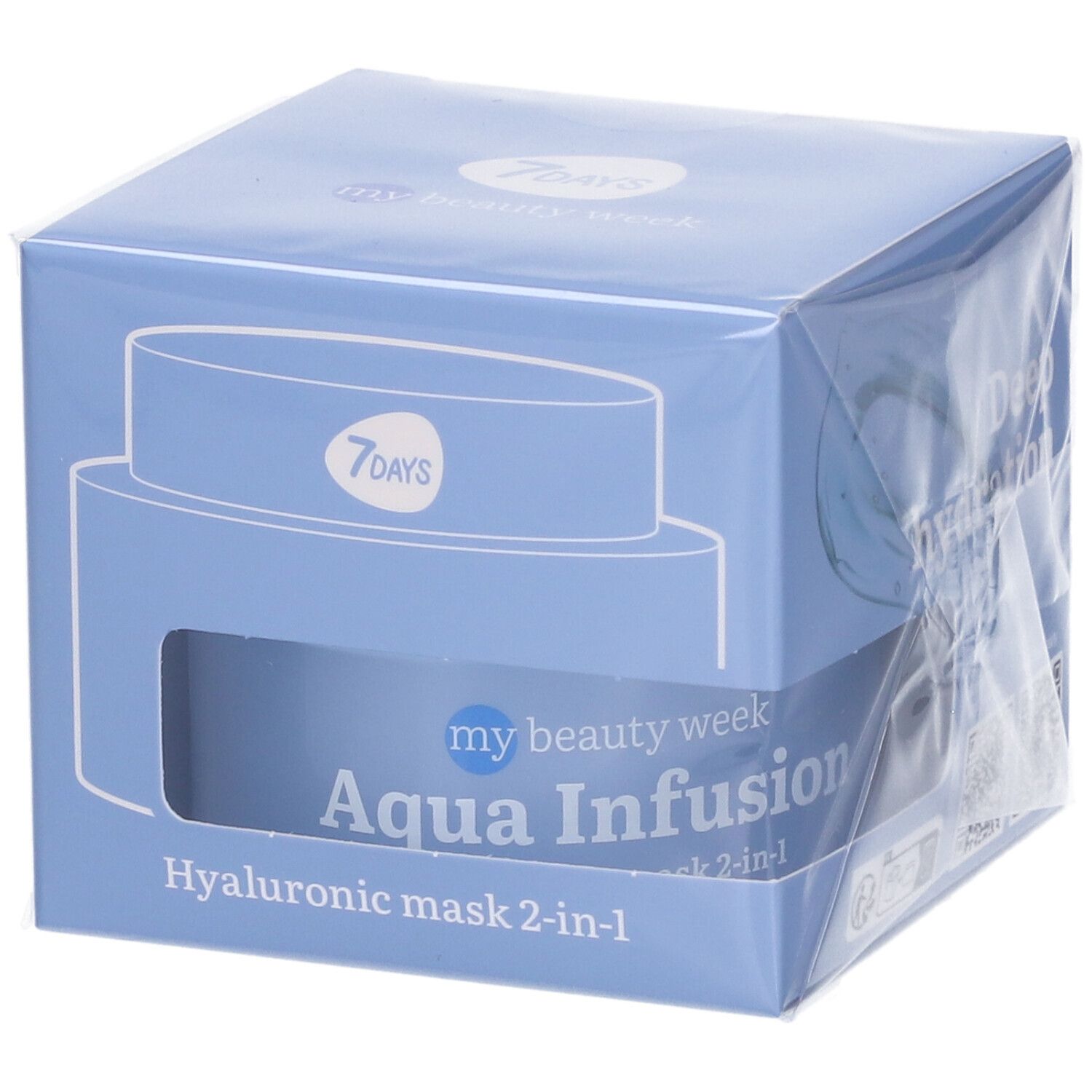 7Days My Beauty Week Aqua Infusion Hyaluronic Mask 2In1