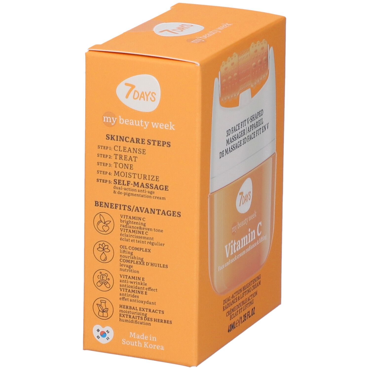 7Days My Beauty Week Face Cream Massager Radiance & Lifting Concentrate Vitamin C