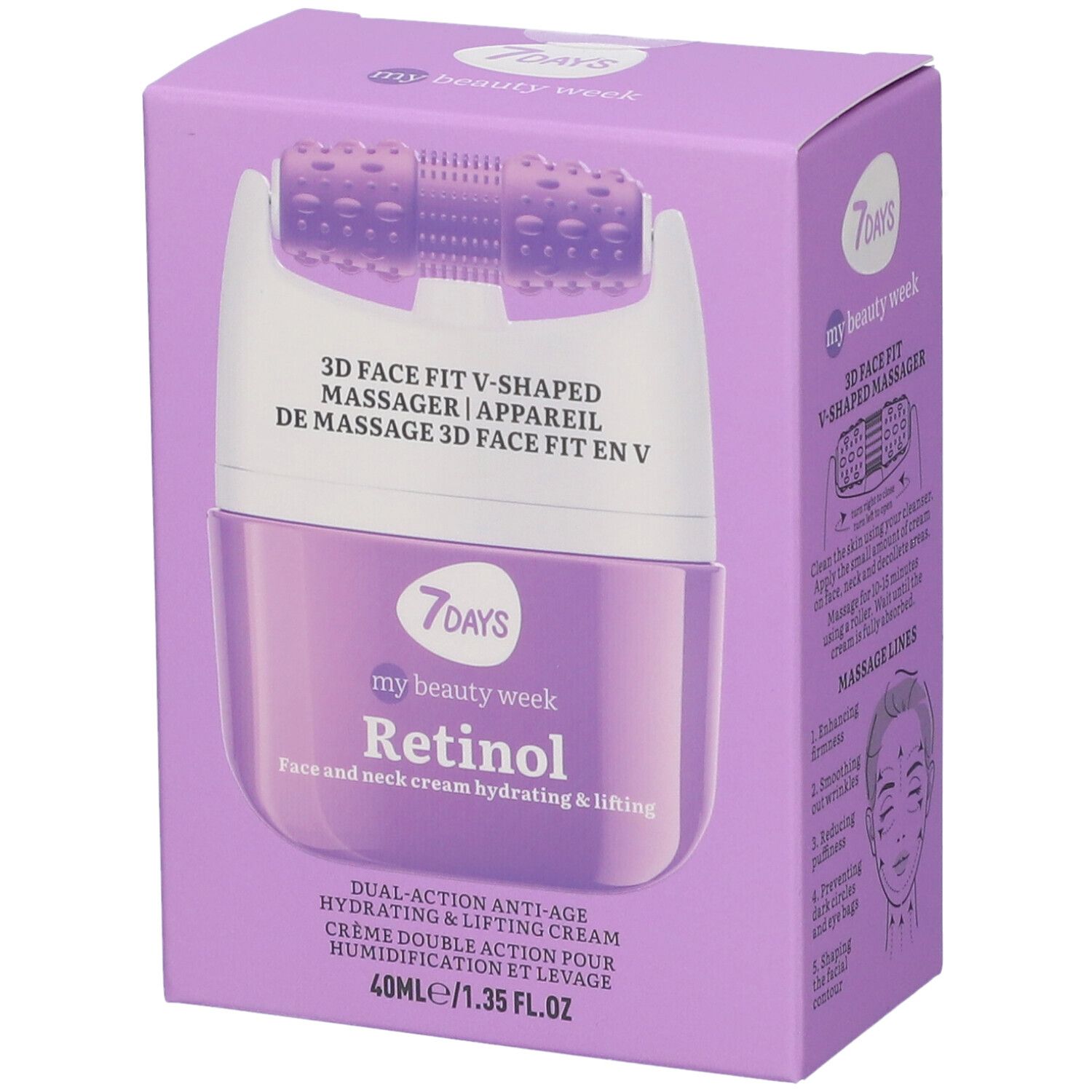 7Days My Beauty Week Face Cream Massager Antiage & Lifting Concentrate Retinol
