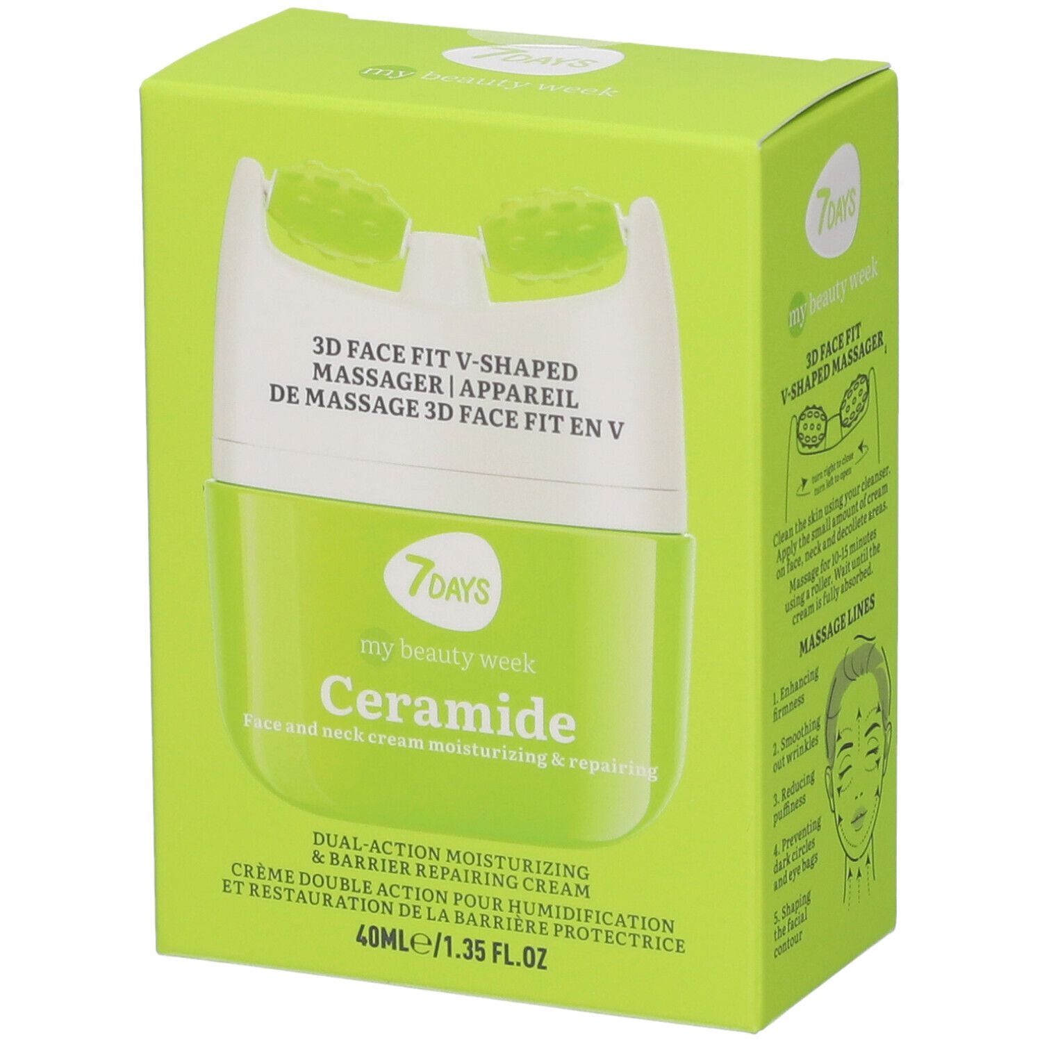 7Days My Beauty Week Face Cream Massager Nourishing & Repairing Concentrate Ceramide