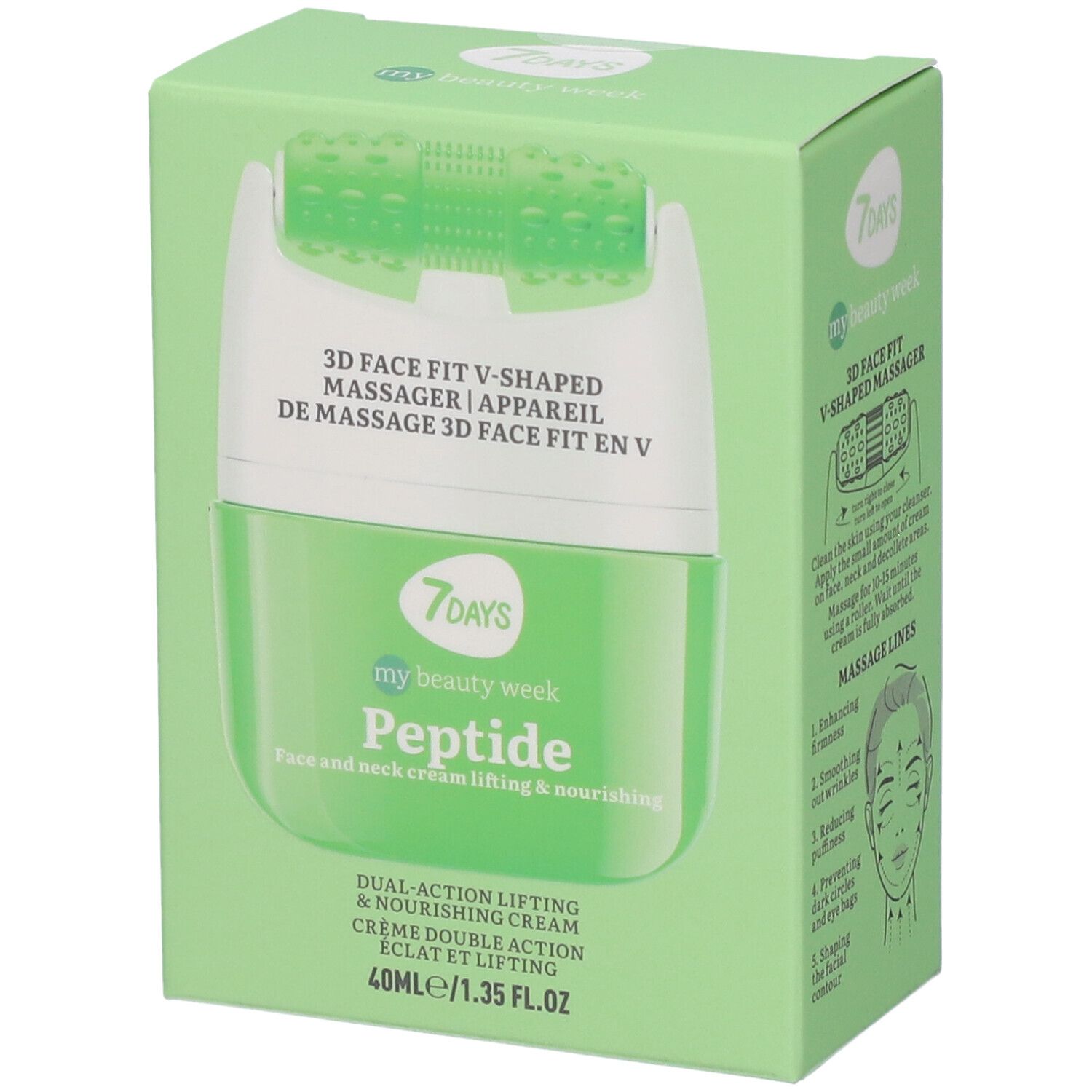 7Days My Beauty Week Face Cream Massager Lifting & Nourishing Concentrate Peptide
