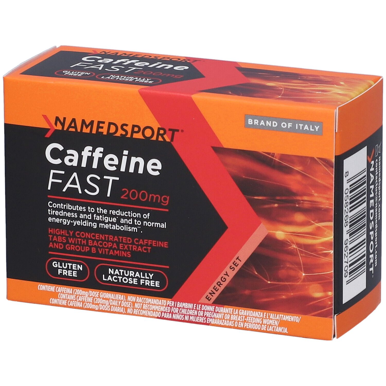 Namedsport Caffeine Fast 200 mg Compresse - Risparmia il 10% con il codice: named0926