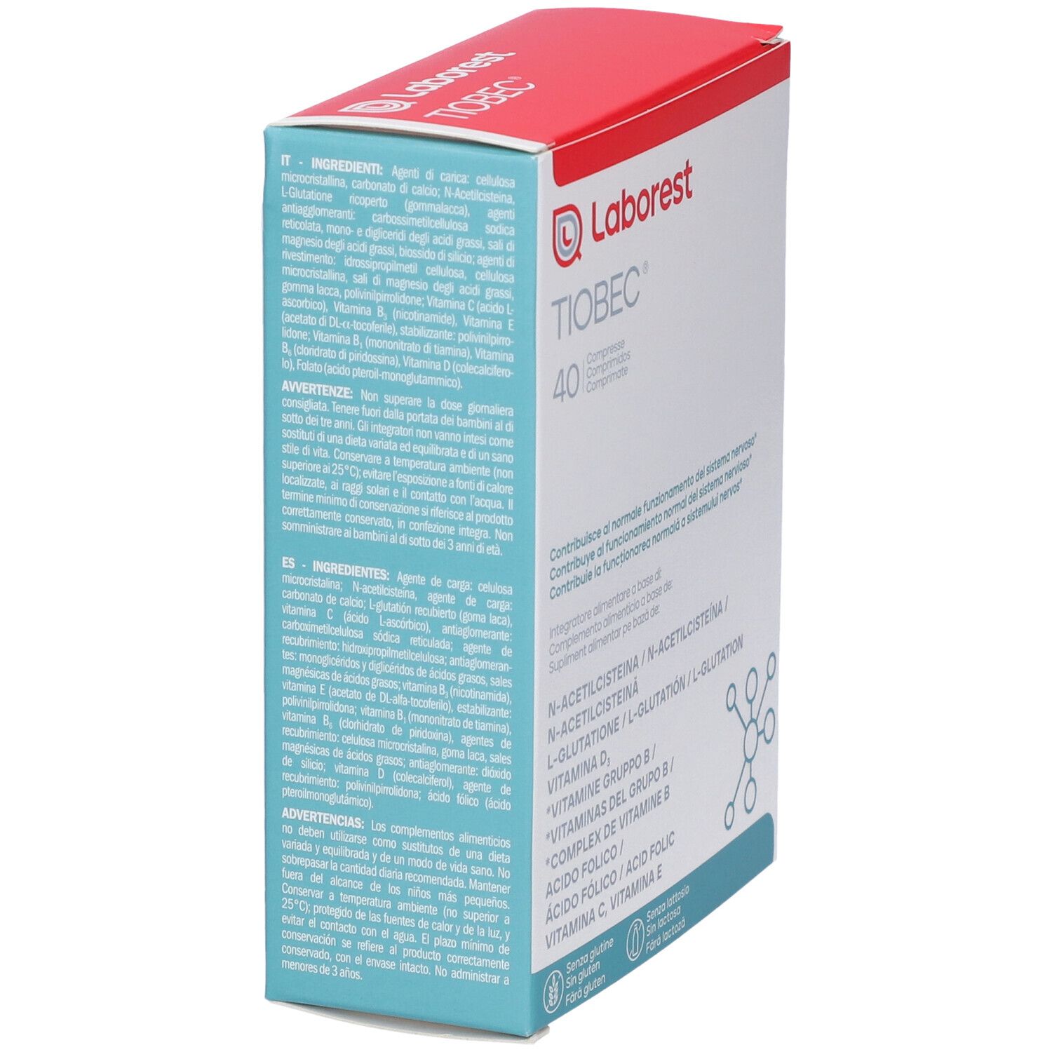 Laborest Tiobec Compresse 51,6 G Bambino