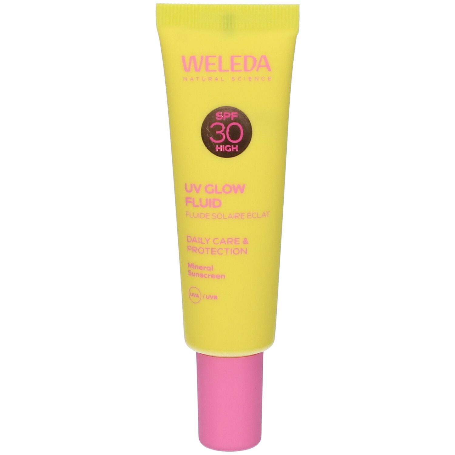 Cm_main_brand_3857 Weleda Uv Glow Fluido Solare Spf 30 Ml Crema Solare