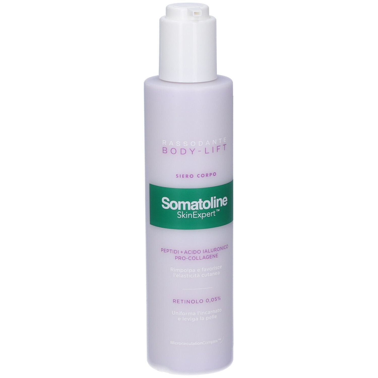 Somatoline SkinExpert Body-Lift Serum mit Hyaluronsäure und Retinol.