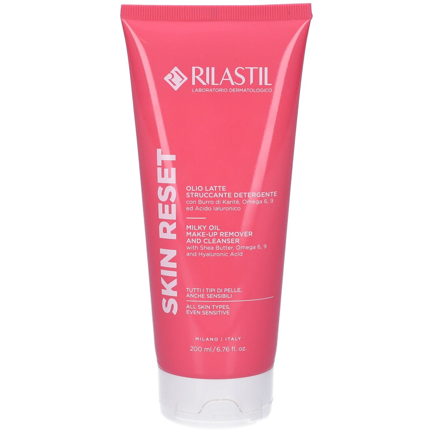 Rilastil Skin Reset Olio Detergente con Burro di Karitè e Acido Ialuronico 200 ml - Rilastil - Immagine 6