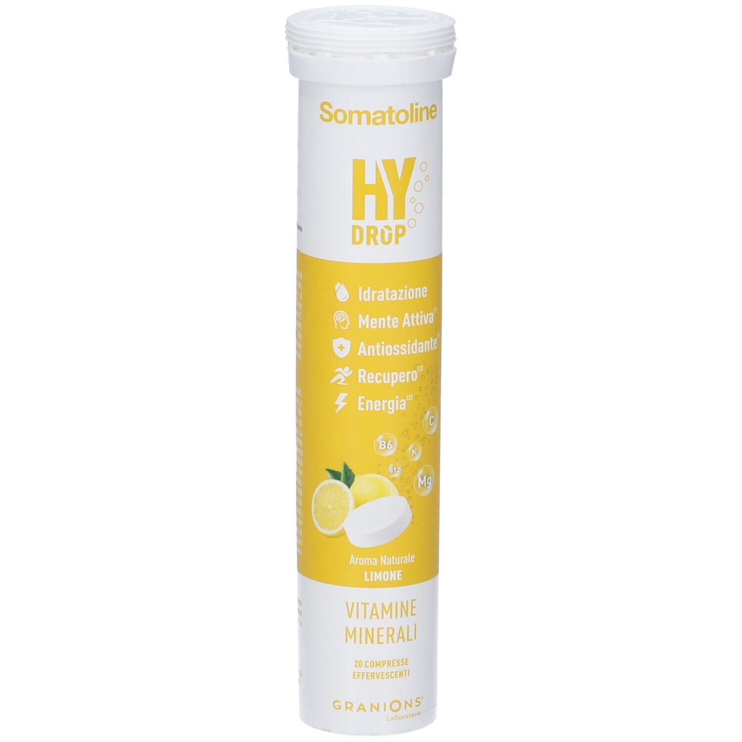 Somatoline Hydrop Vitamine Minerali Compresse Effervescenti Gusto Limone