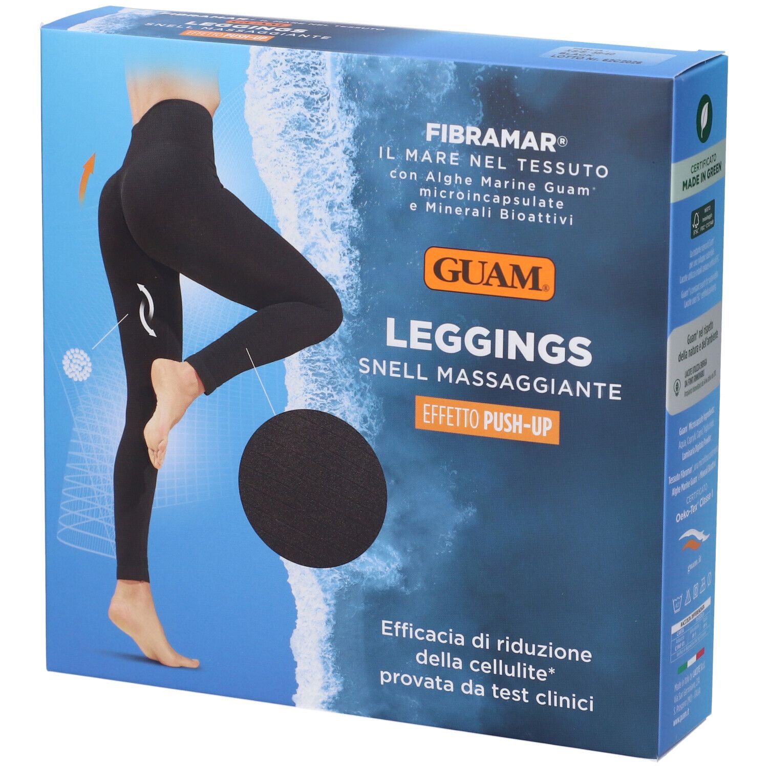 Guam Leggings Snell Massaggiante Effetto Push Up Taglia XS/S