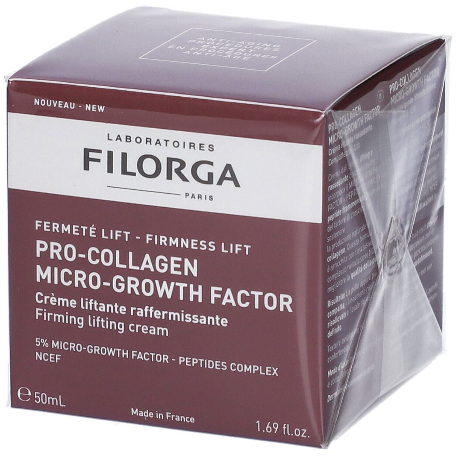 Filorga Unisex Crema Pro Collagen Micro-Growth Factor Cream 50Ml - Viso Giorno Lifting - Immagine 5