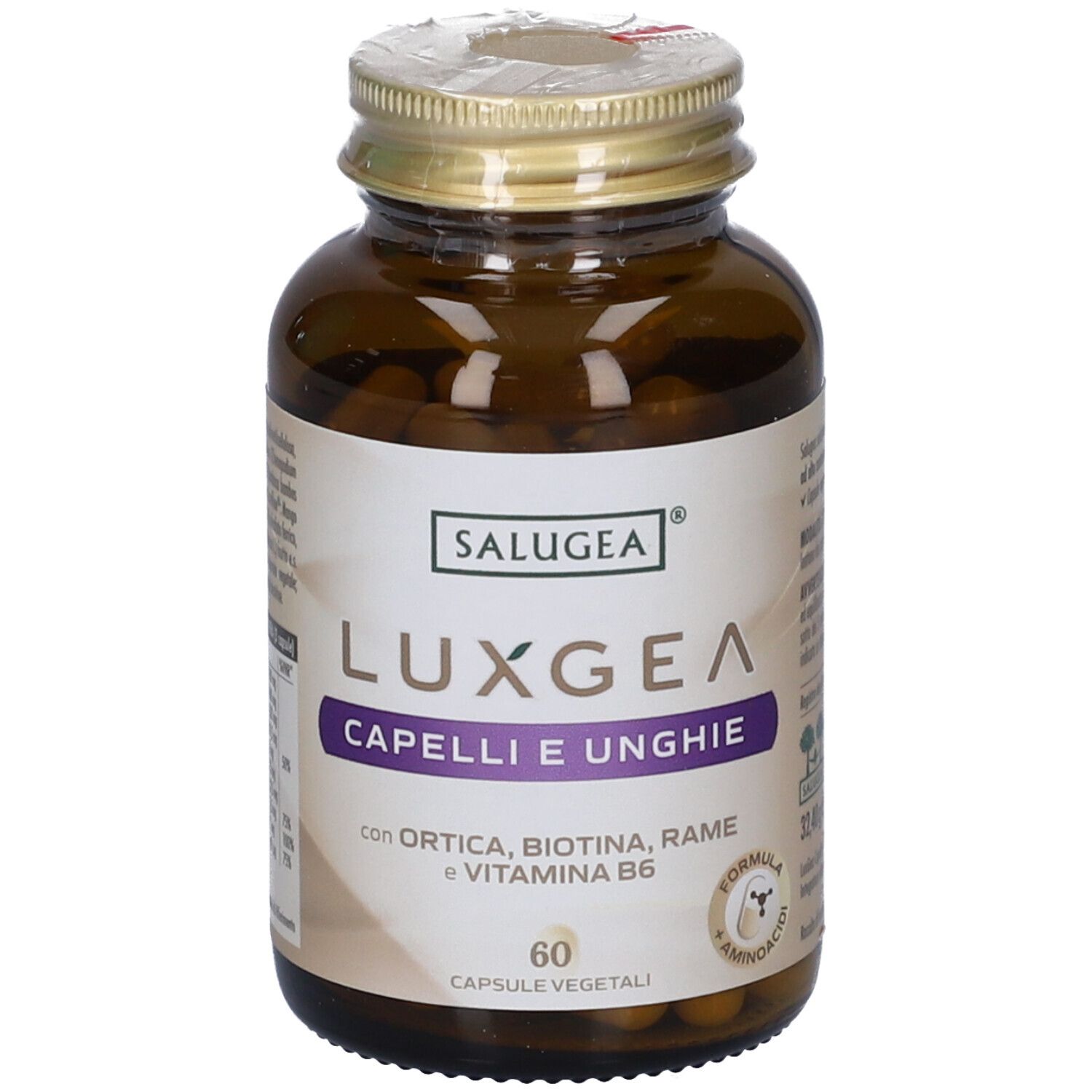 Luxgea Capelli E Unghie Salugea Capsule Vegetali