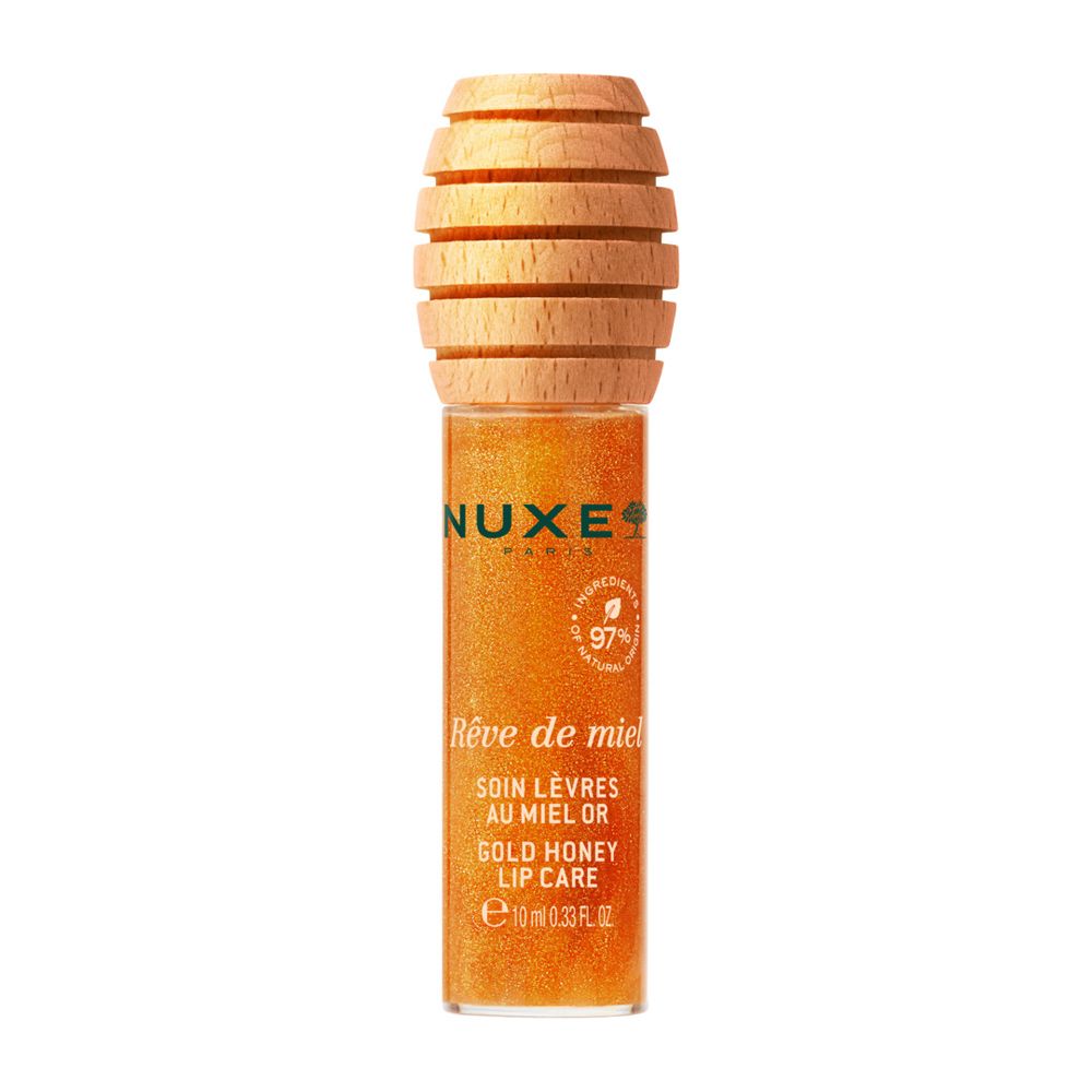 Nuxe Kiss Crush Reve de Miel Trattamento Labbra al Miele Oro Limited Edition con Charm
