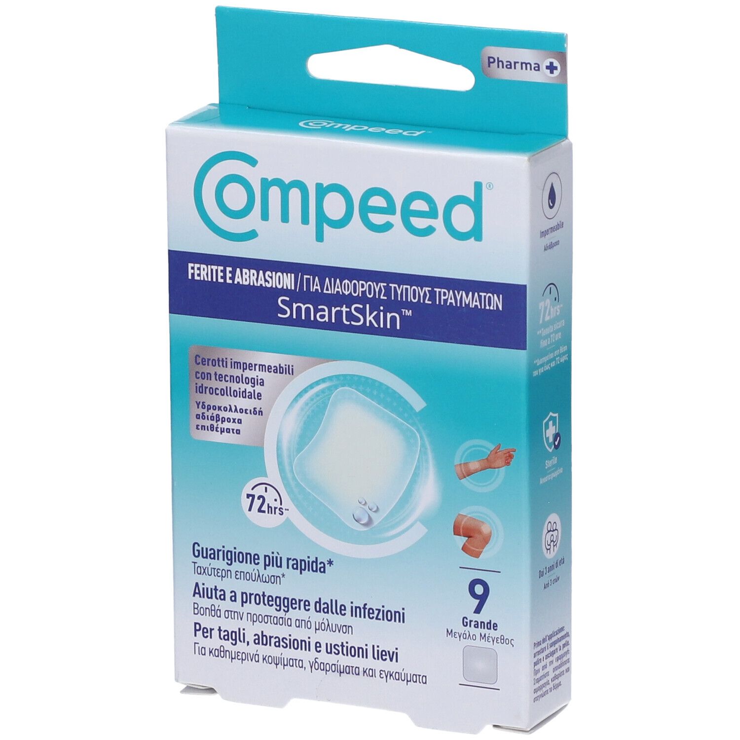 Compeed Smartskin Ferite E Abrasioni Grande 9 Cerotti - Immagine 5