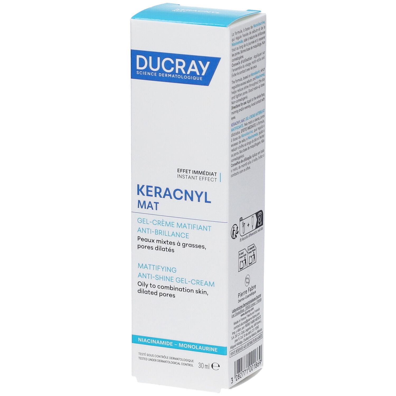 Ducray Keracnyl MAT Crema Viso Opacizzante
