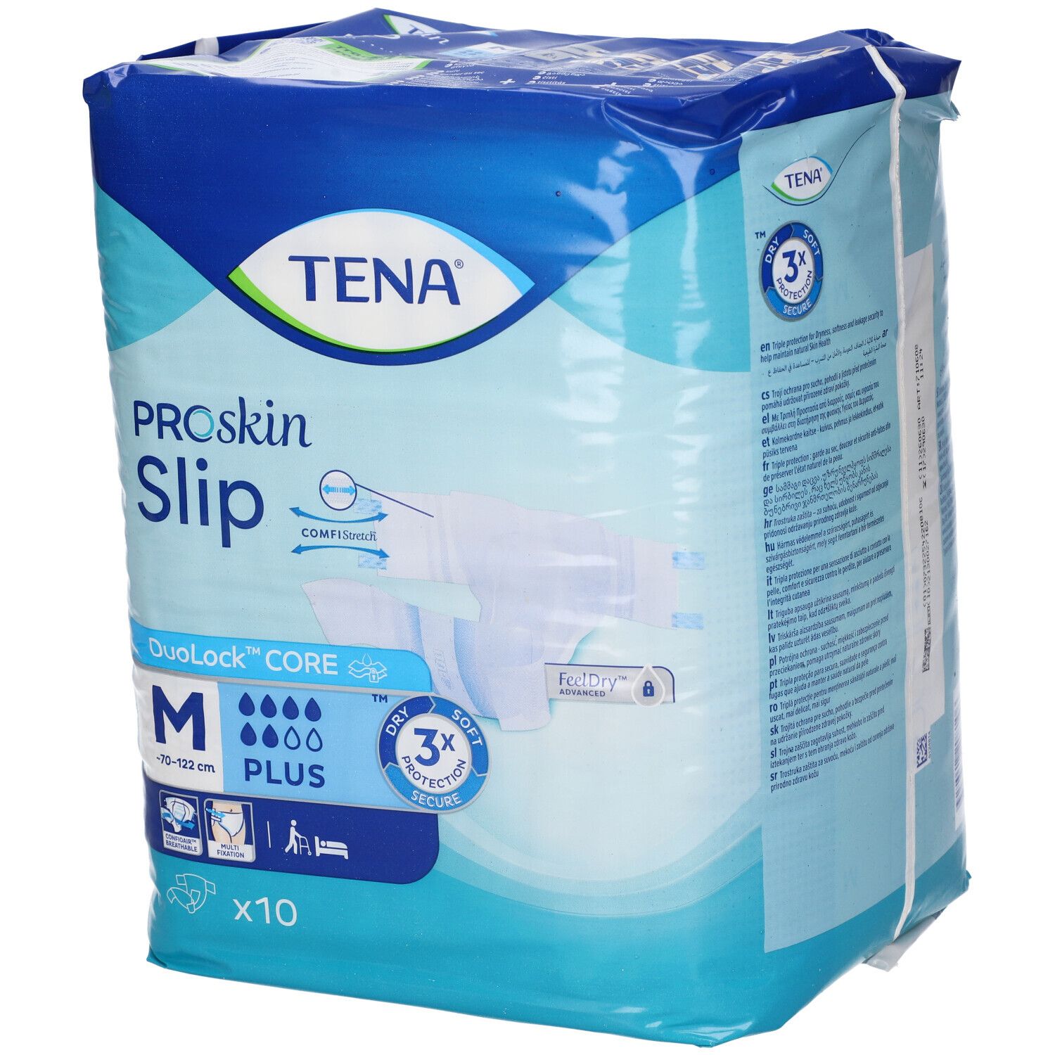 Tena ProSkin Slip Duolock Core Plus Pannolino a Mutandina 10 Pezzi