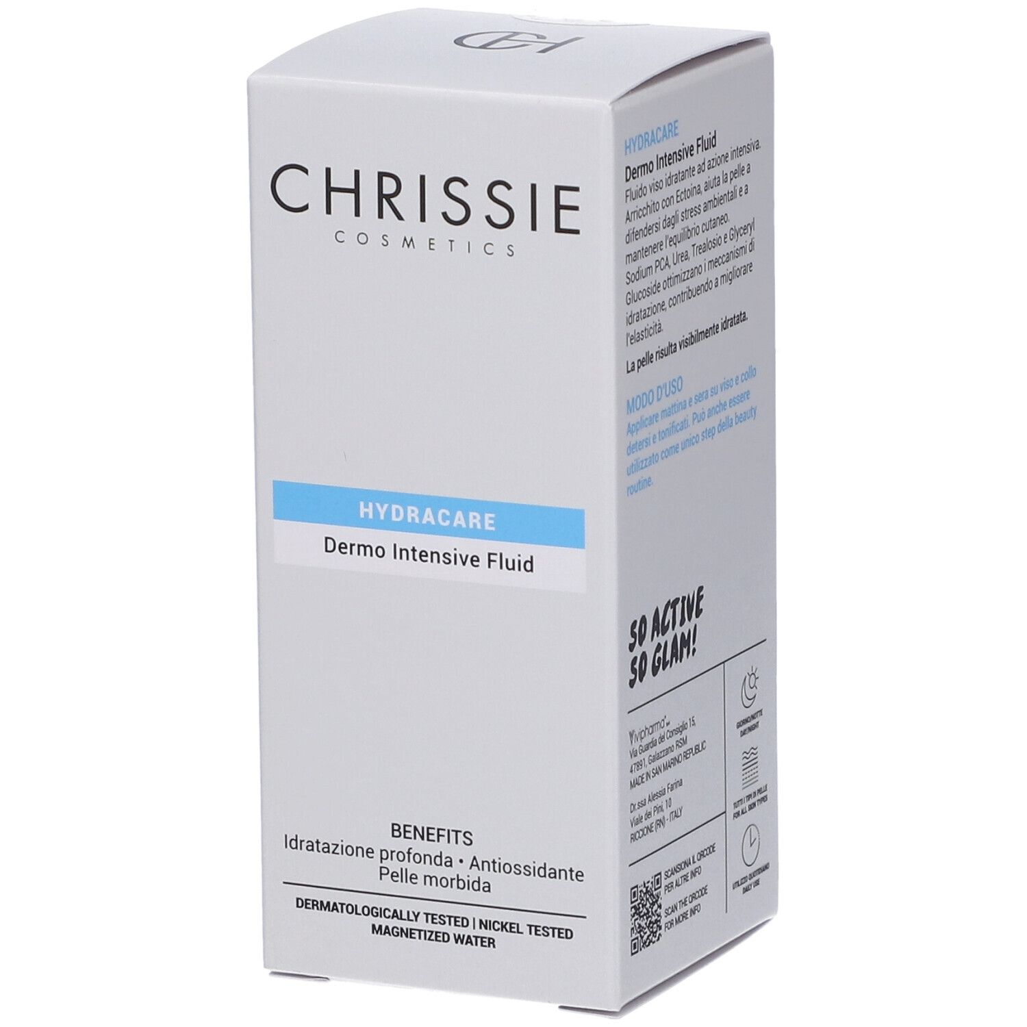 Chrissie Cosmetics Fluido Viso Hydracare Dermo Intensive