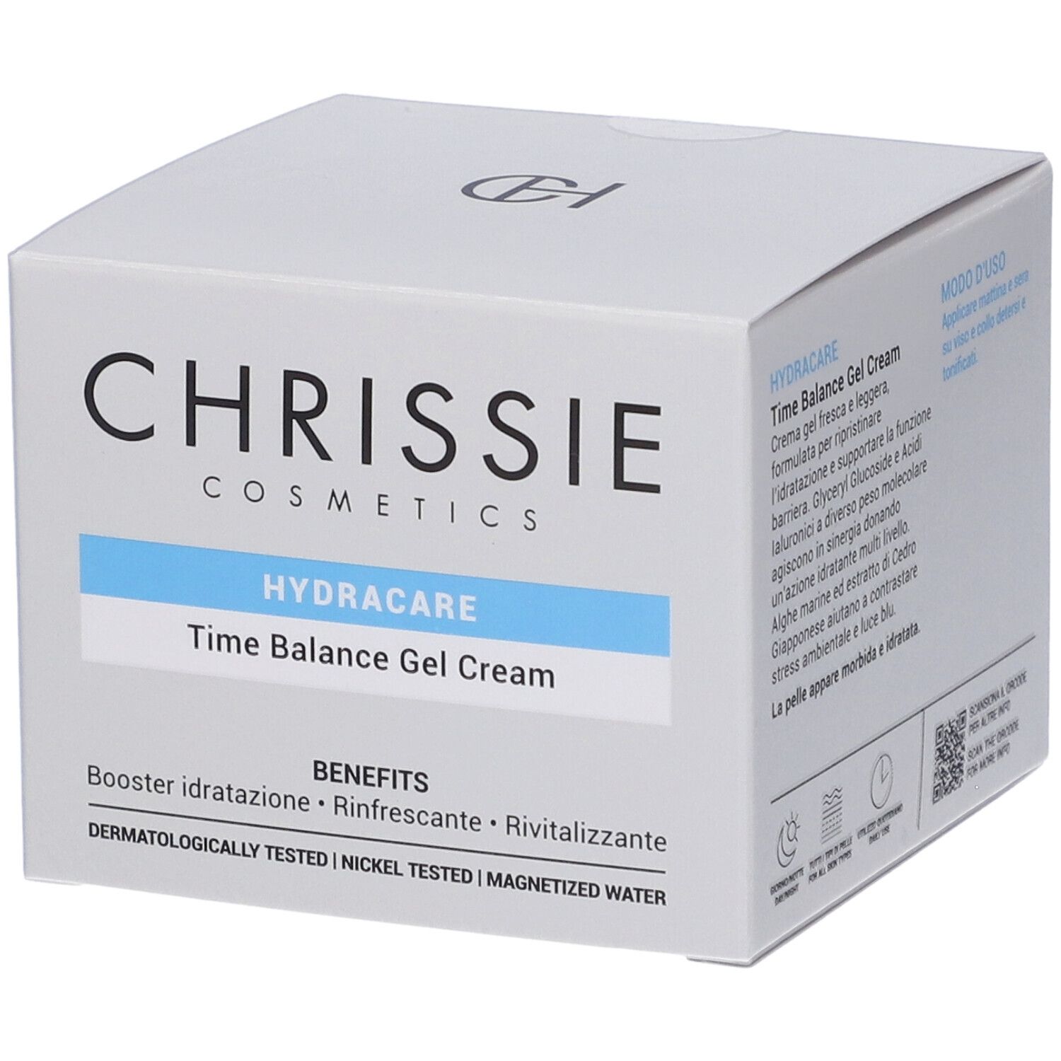 Chrissie Cosmetics Crema Gel Viso Hydracare Time Balance